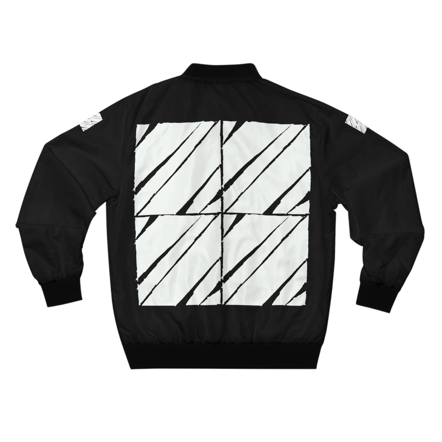 Men's AOP Bomber Jacket Bachi Tiled Print Printify