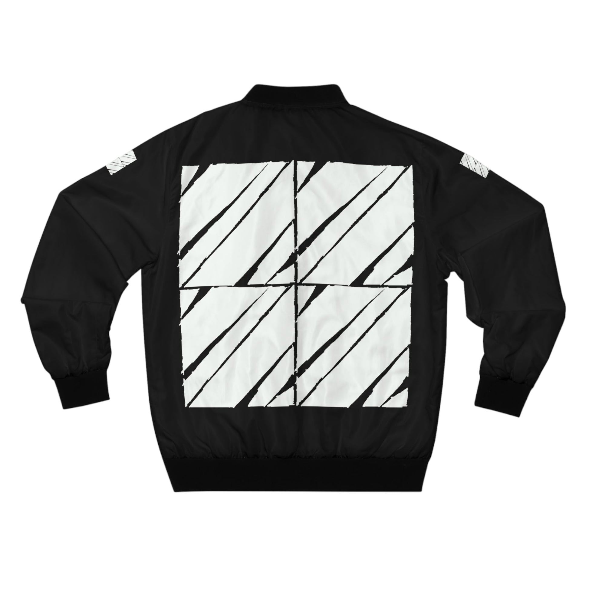 Men's AOP Bomber Jacket Bachi Tiled Print Printify