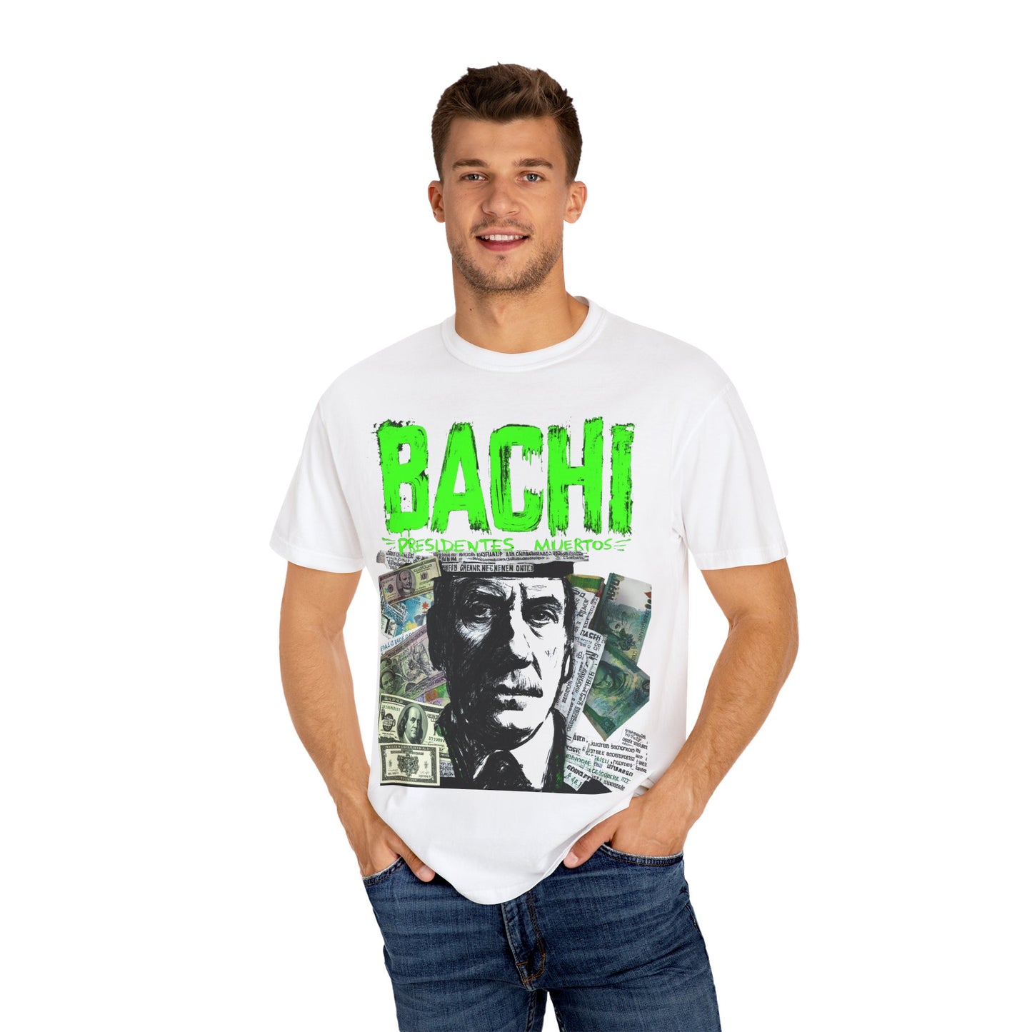 T-Shirt Presidentes Muertos Money Cash BACHI Design
