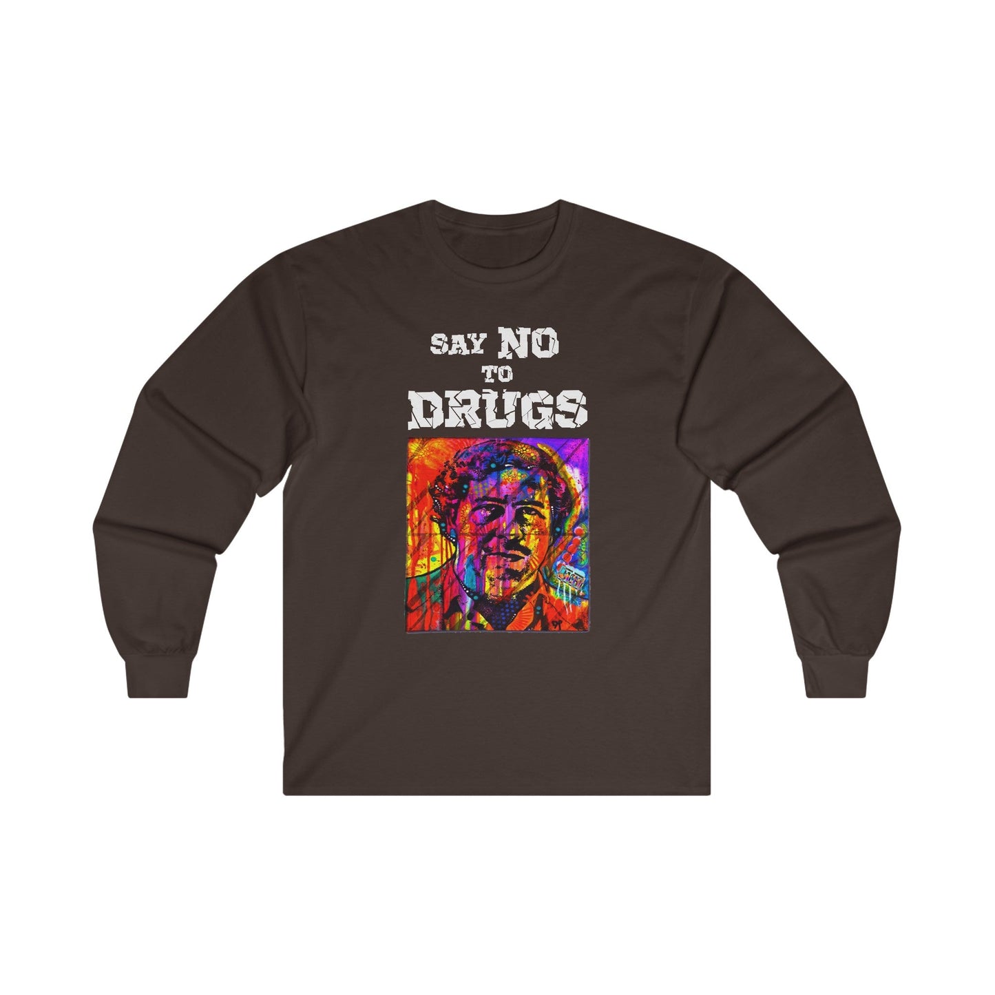 Unisex Long Sleeve T-shirt Pablo Escobar Colors Printify