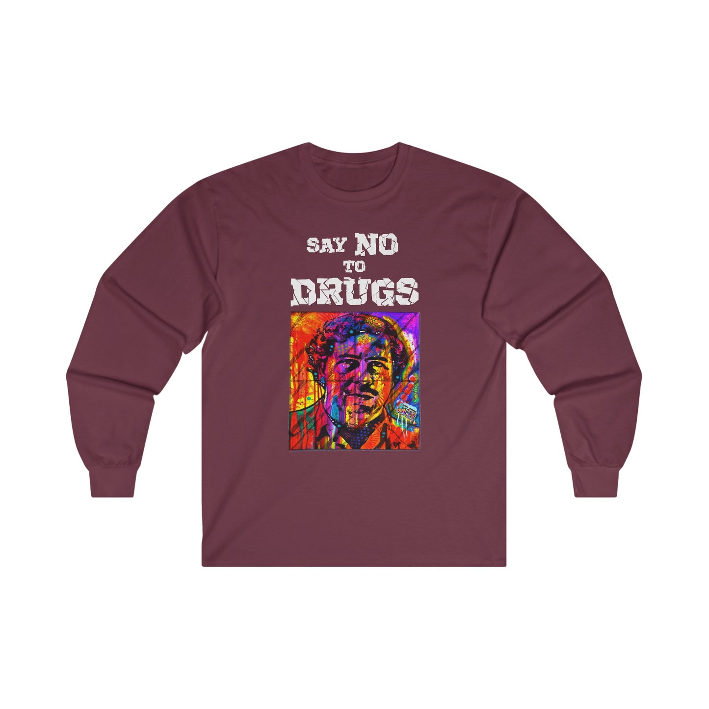 Unisex Long Sleeve T-shirt Pablo Escobar Colors - Bachi Apparel