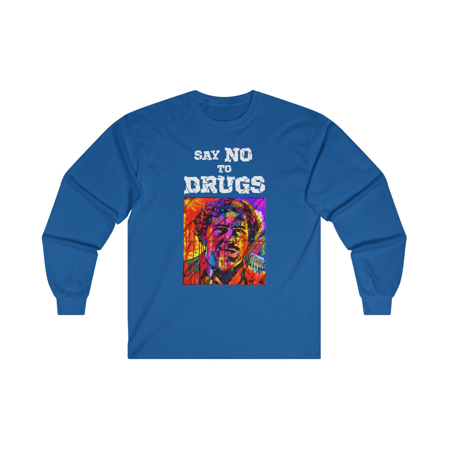 Unisex Long Sleeve T-shirt Pablo Escobar Colors - Bachi Apparel