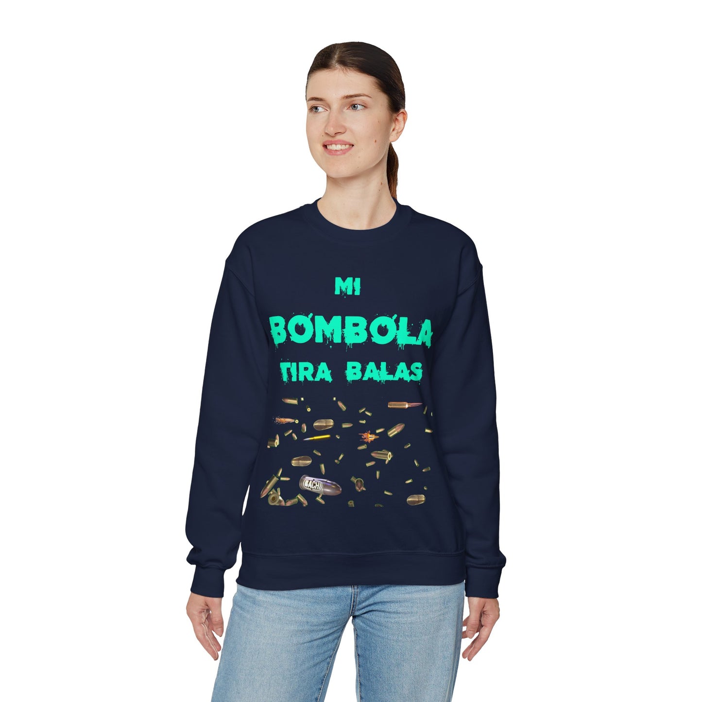 Unisex Sweatshirt Mi Bombola Tira Balas