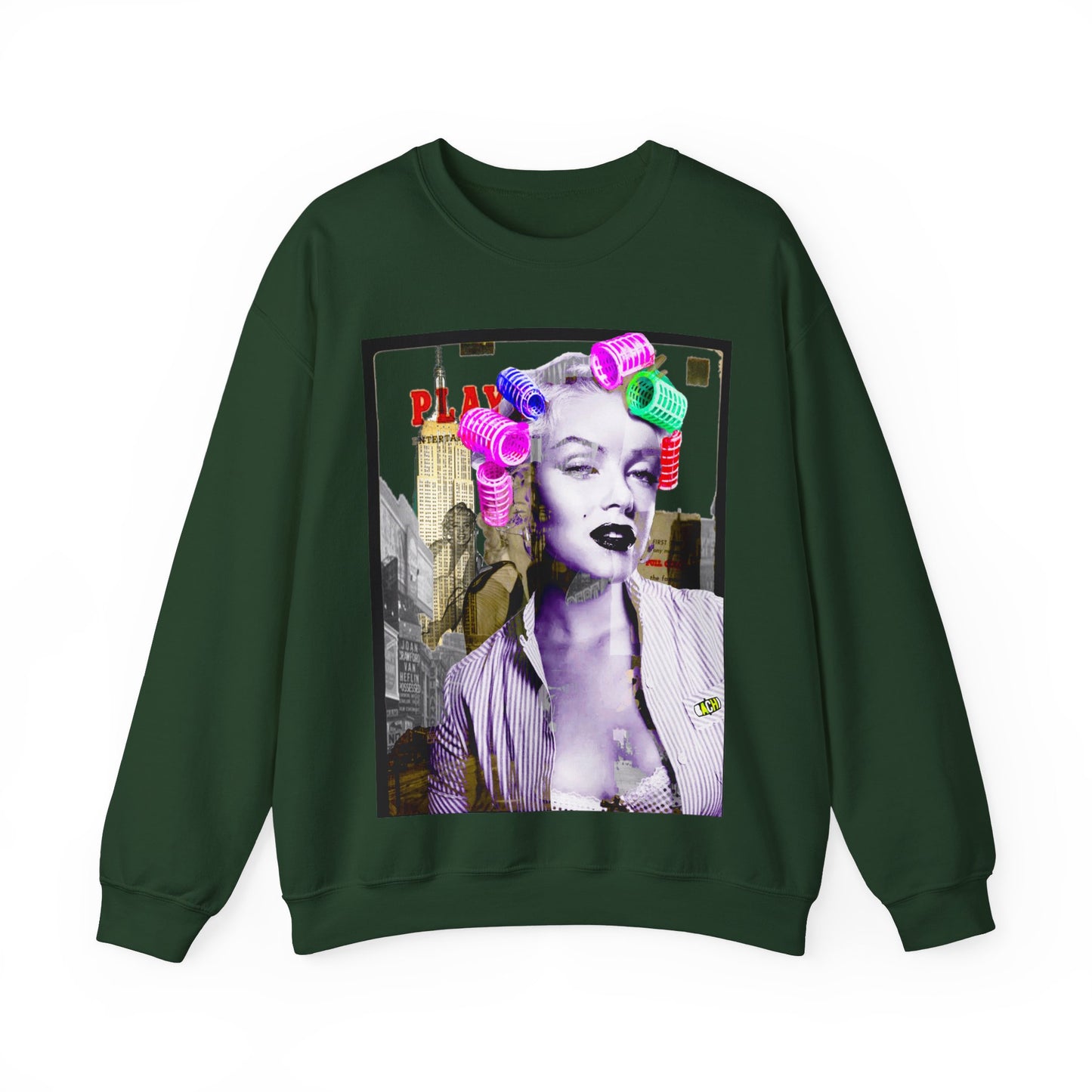 Unisex Sweatshirt Marilyn Monroe Rollers