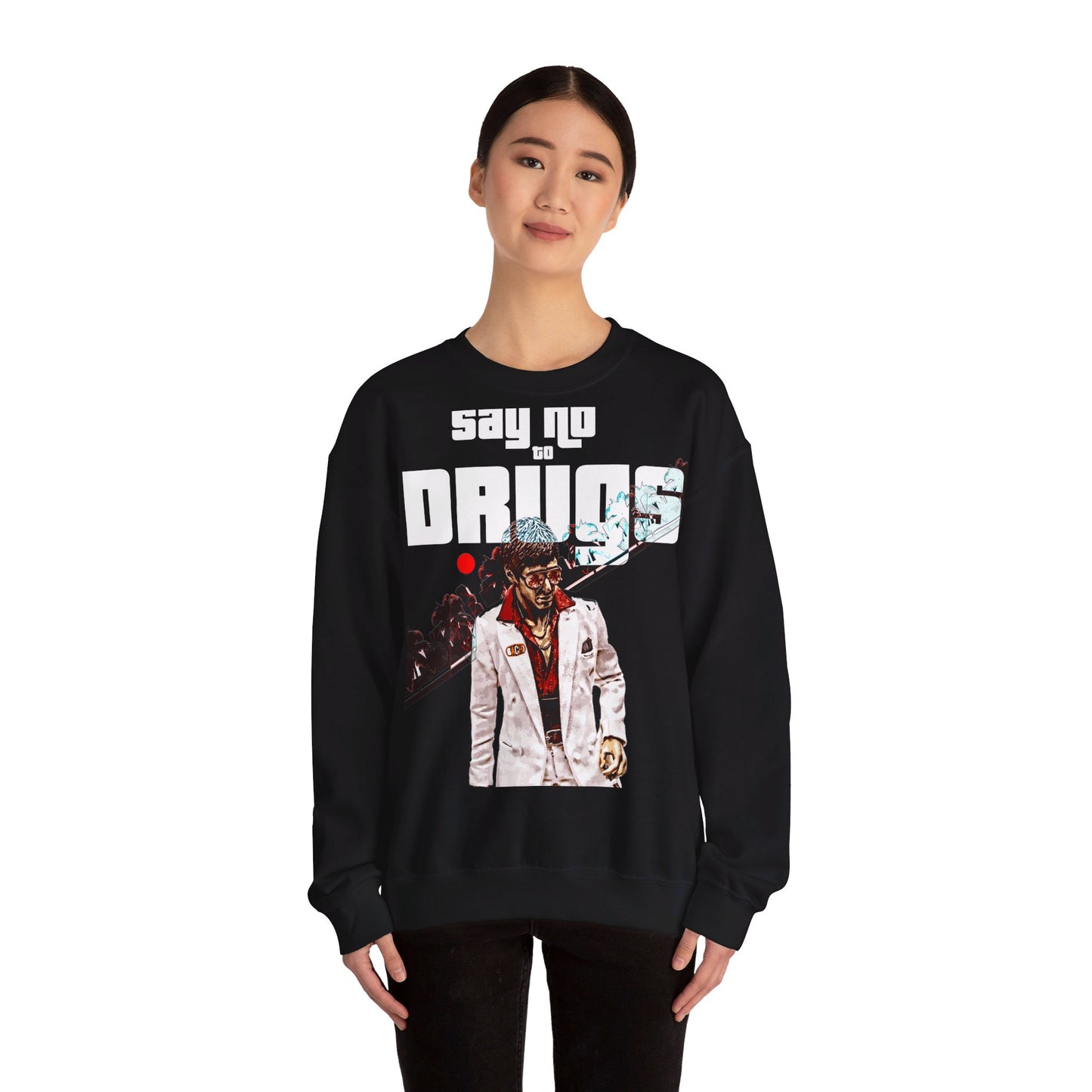 Unisex Sweater Scarface Palm Trees