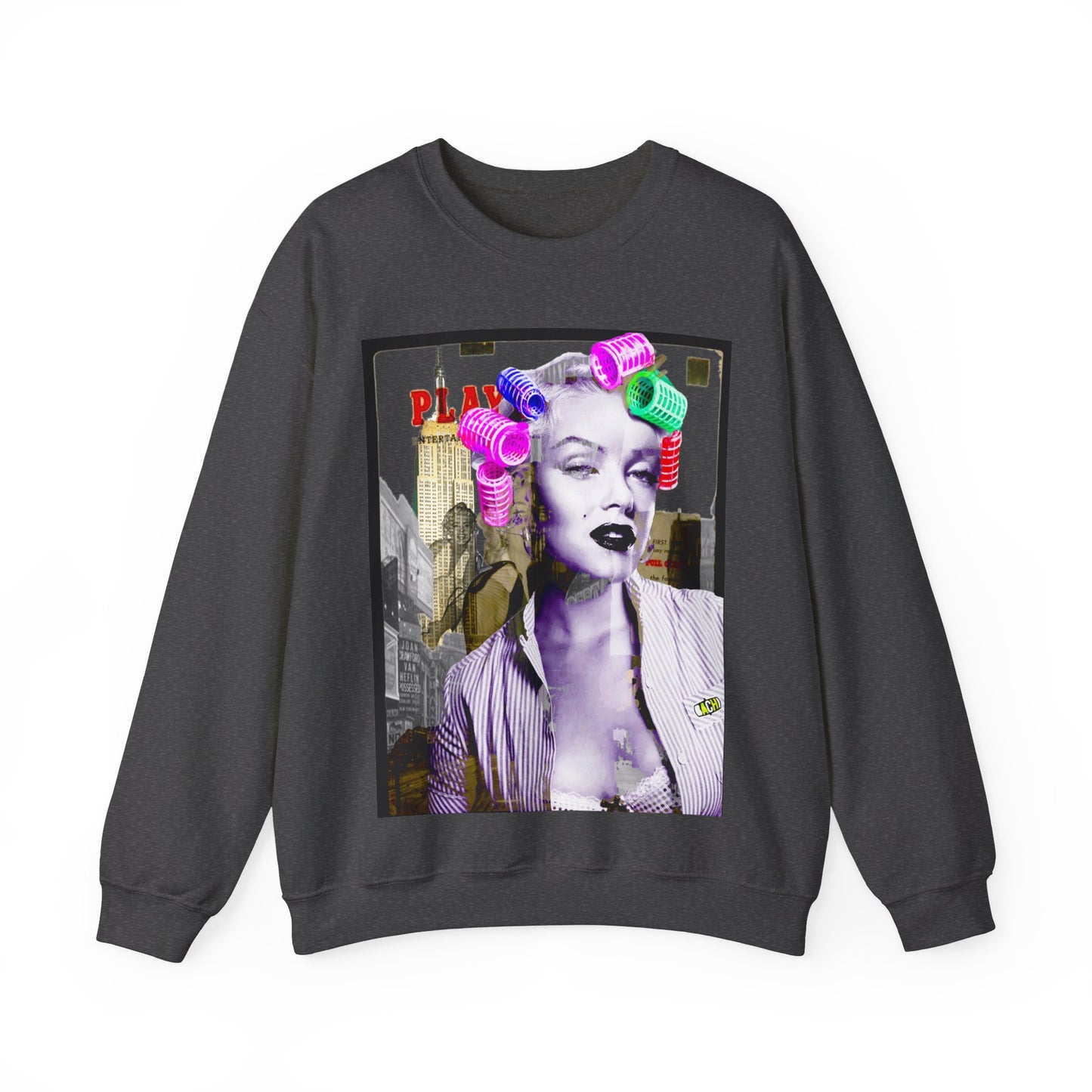 Unisex Sweatshirt Marilyn Monroe Rollers