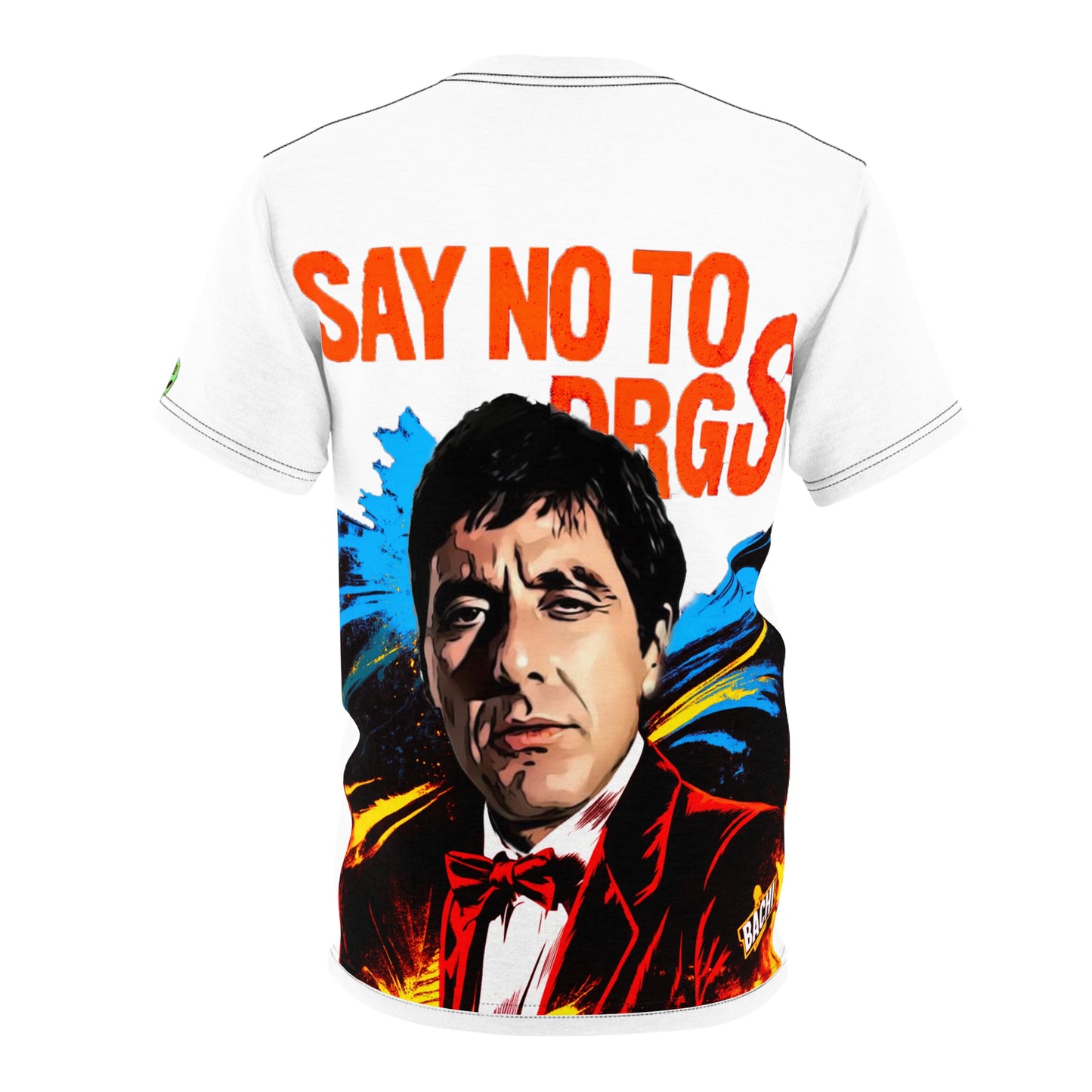 Unisex T-shirt AOP Scarface on Back
