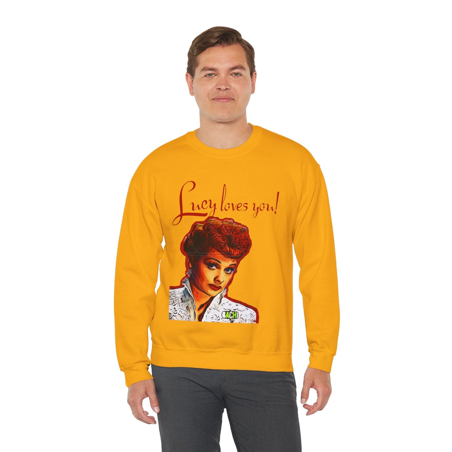 Unisex Sweatshirt Lucy Loves You Printify