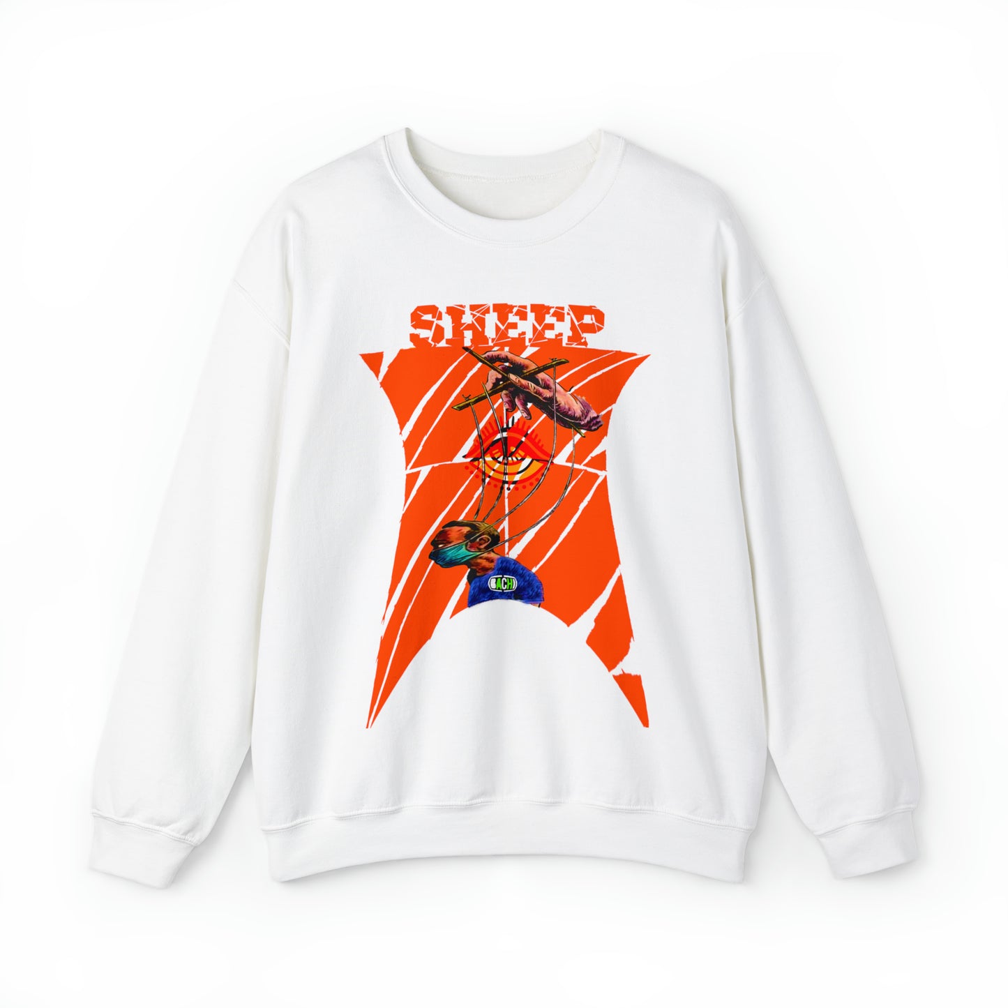 Unisex Sweatshirt Sheep And Puppet
