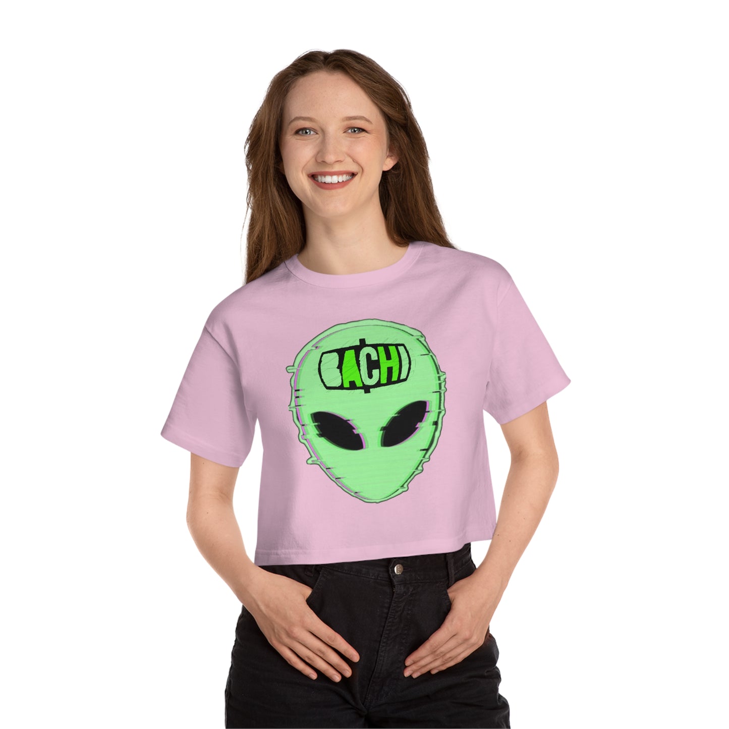Women's Crop T-Shirt Alien Nation