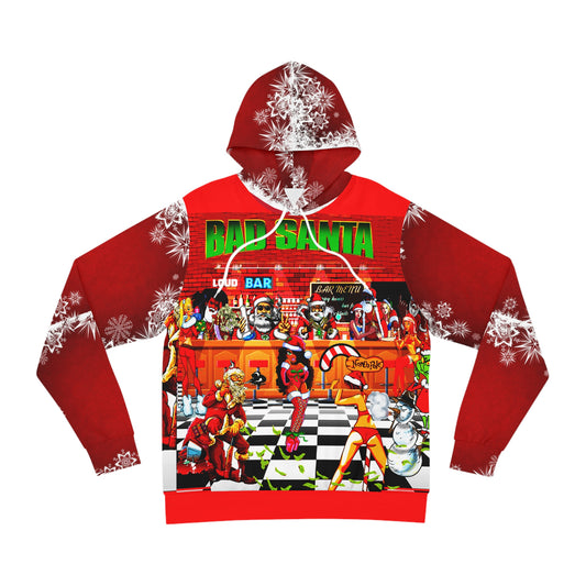 Unisex Pullover Hoodie Bad Santa Christmas