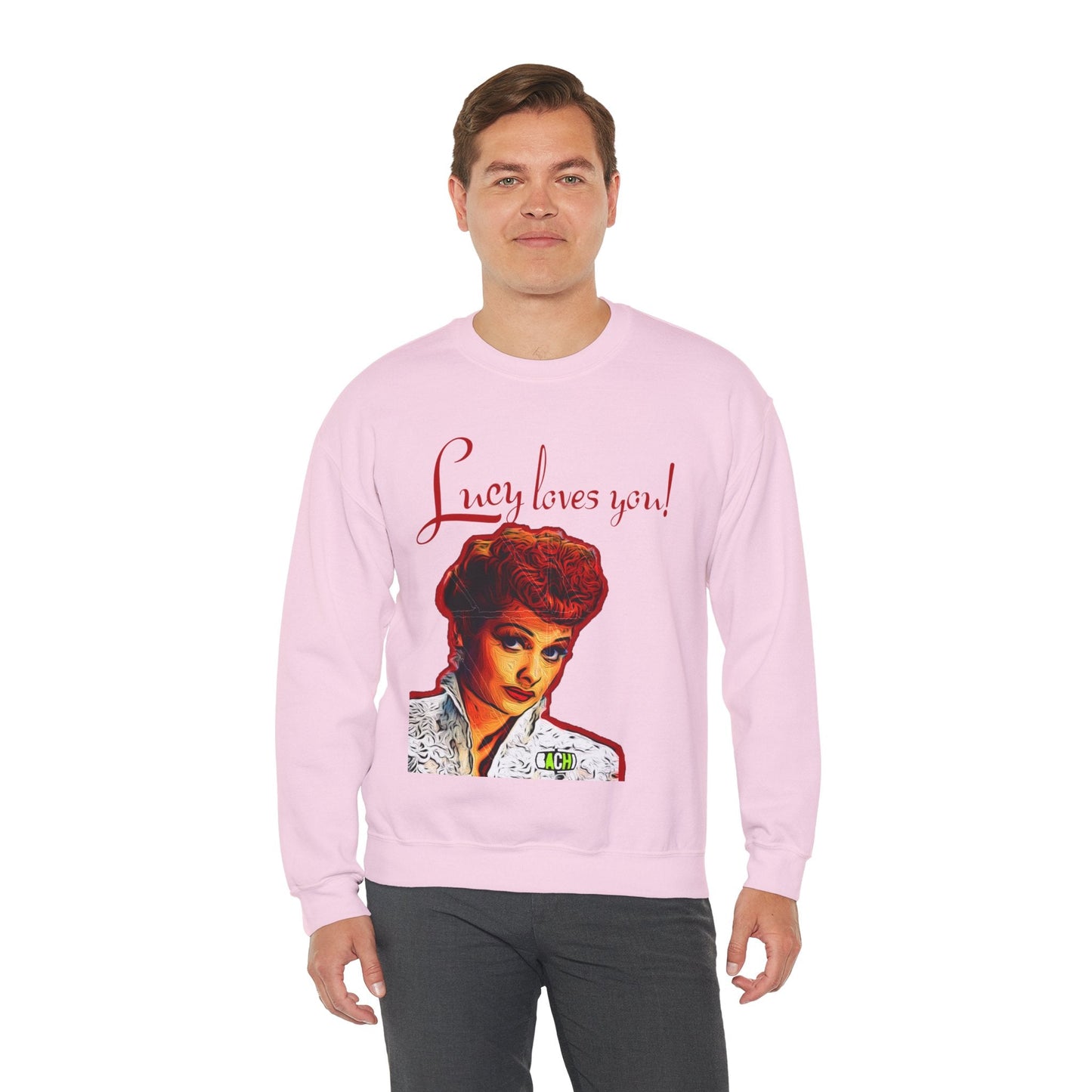 Unisex Sweatshirt Lucy Loves You Printify