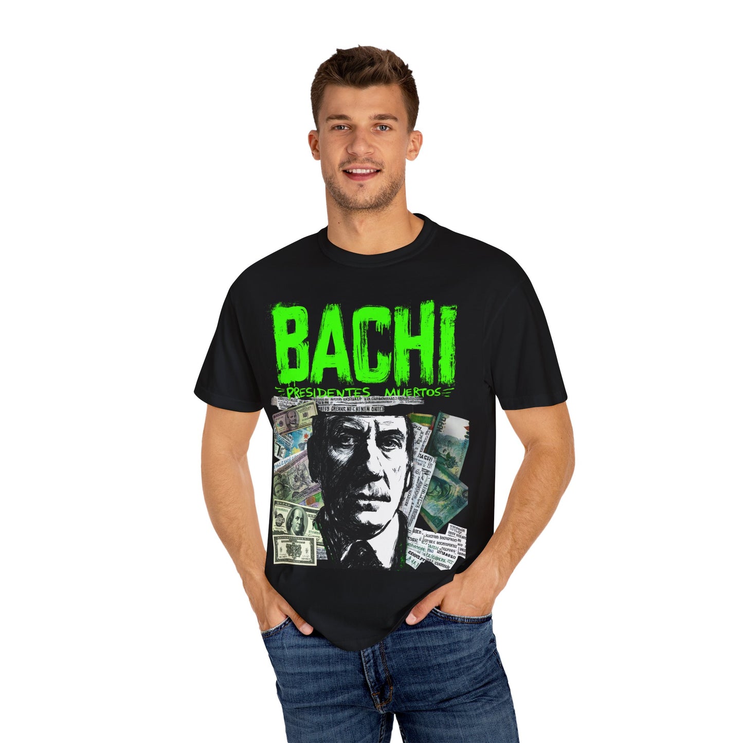 T-Shirt Presidentes Muertos Money Cash BACHI Design