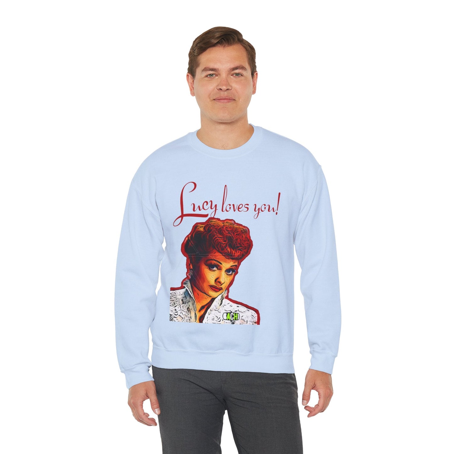 Unisex Sweatshirt Lucy Loves You Printify