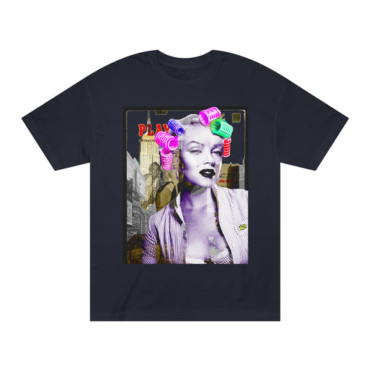 Unisex T-shirt Marilyn Monroe Pink Rollers