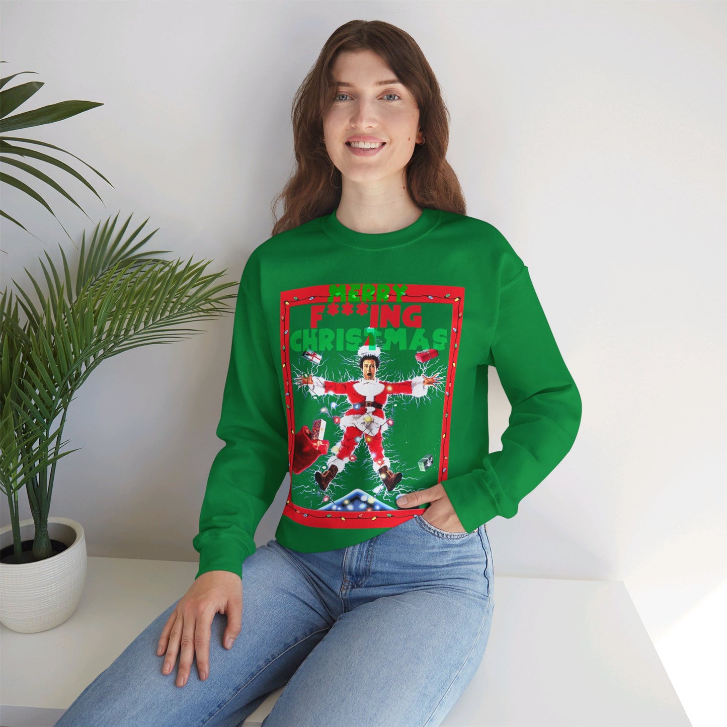 Unisex Sweatshirt Merry F***ing Christmas Chevy Chase
