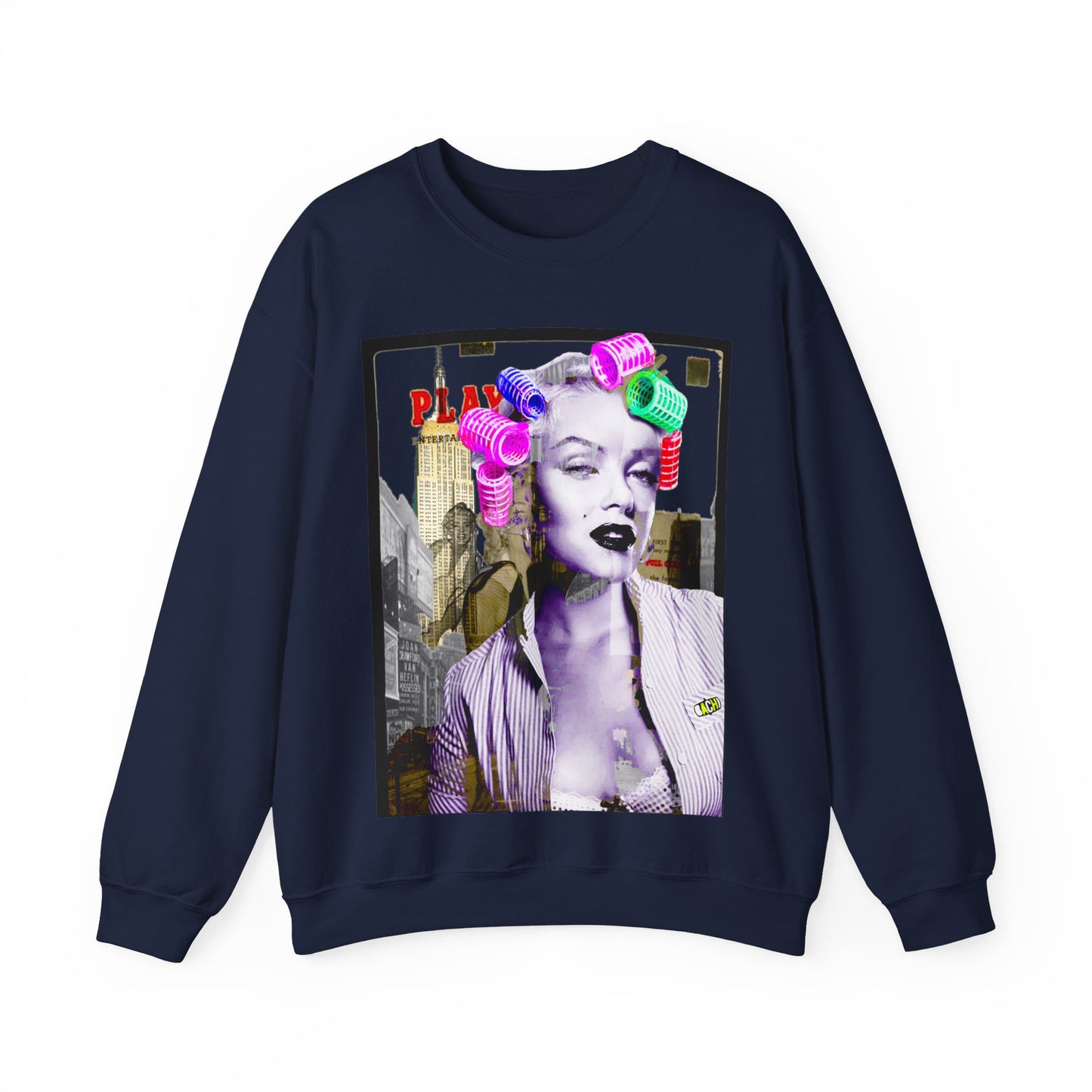 Unisex Sweatshirt Marilyn Monroe Rollers