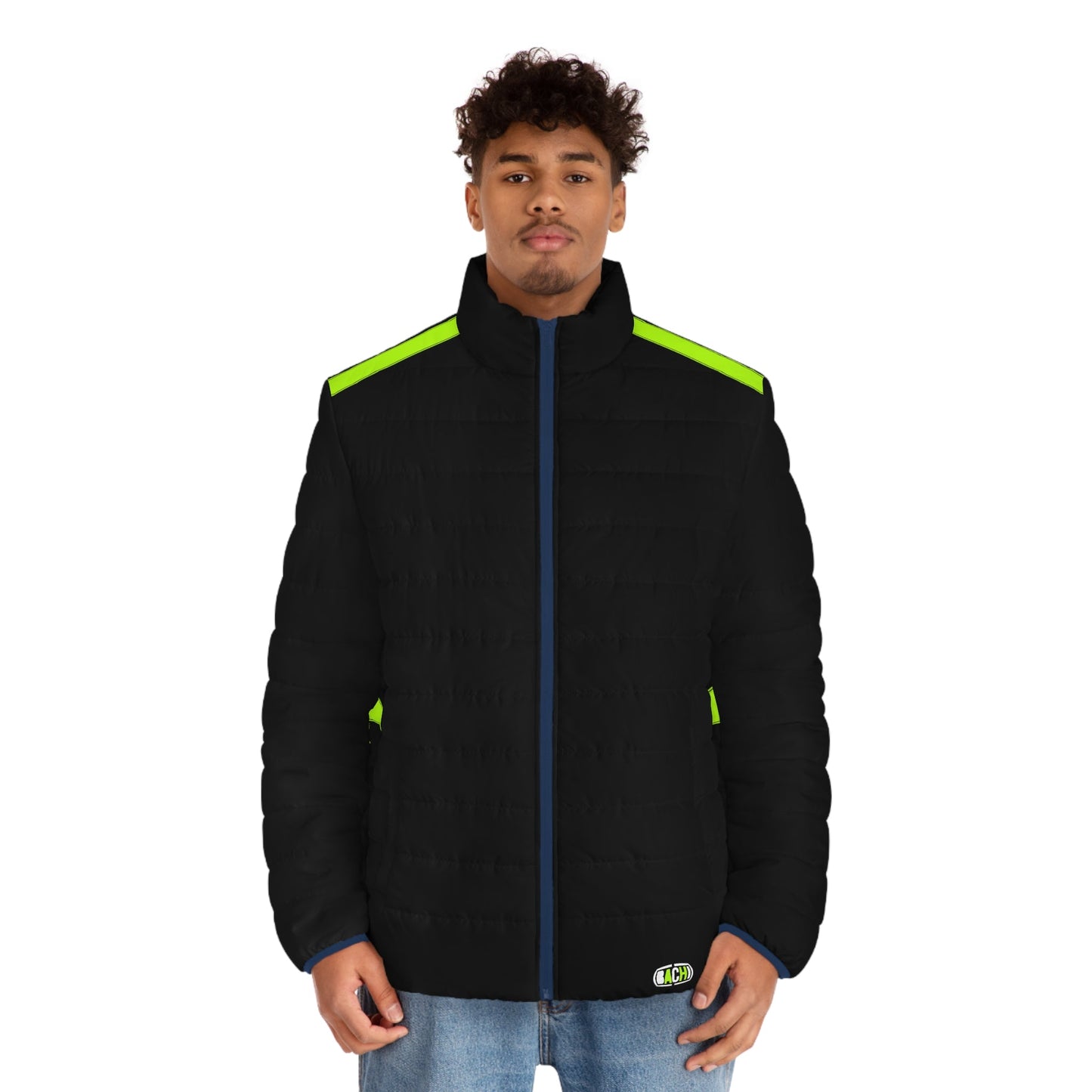 Men's Puffer Jacket  Bachi 2 Stripe Printify