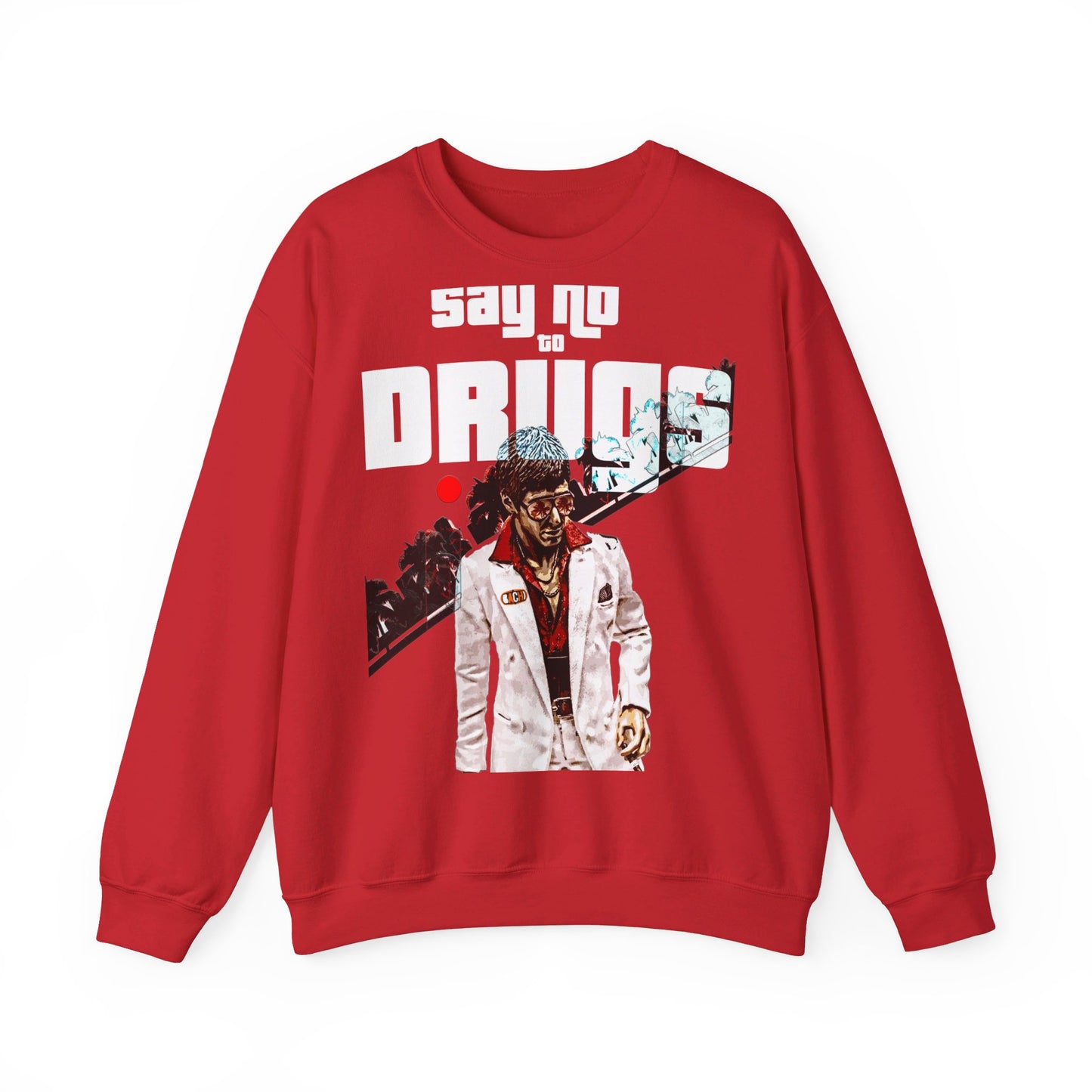 Unisex Sweater Scarface Palm Trees