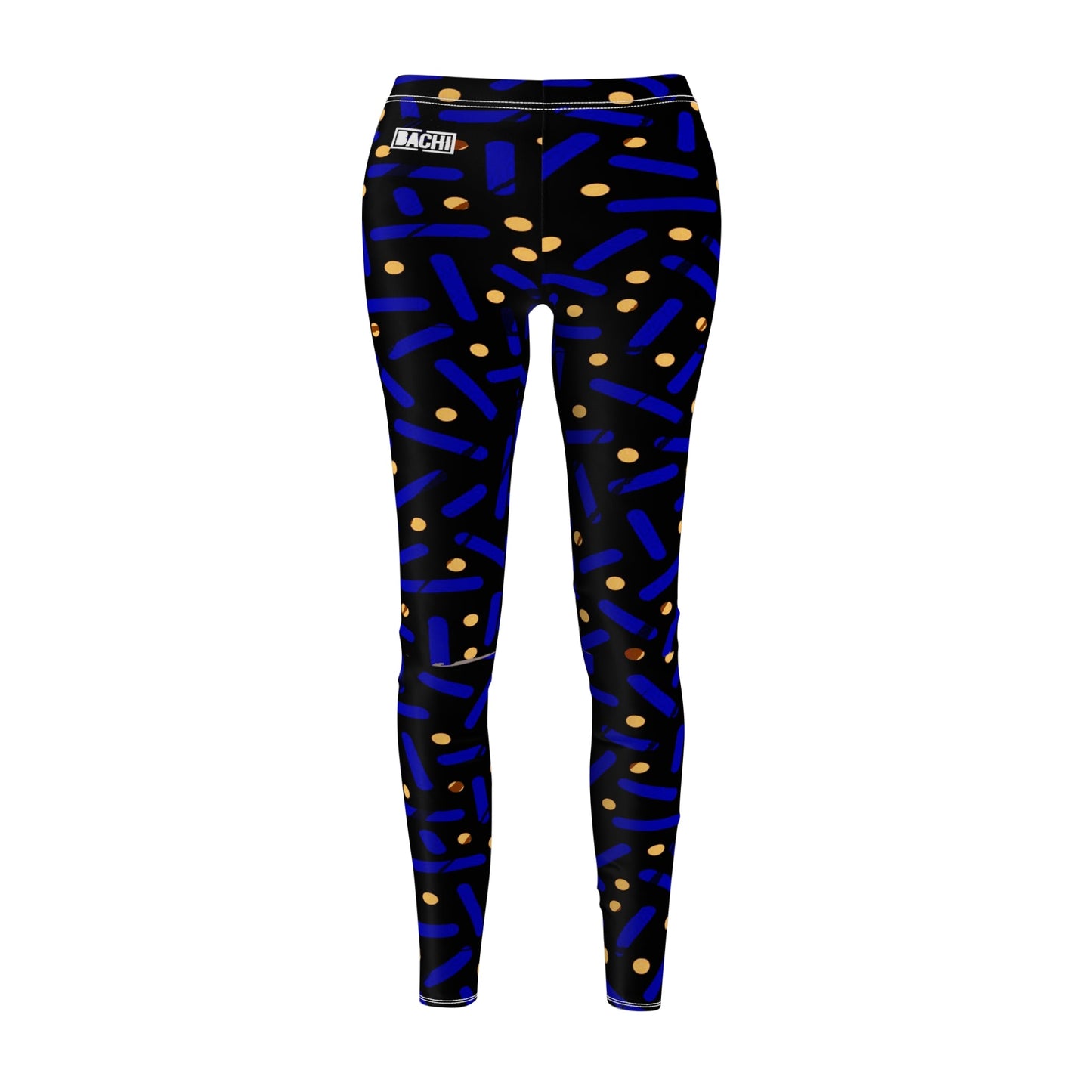 Women's Casual Leggings Bachi Blue Pill Printify