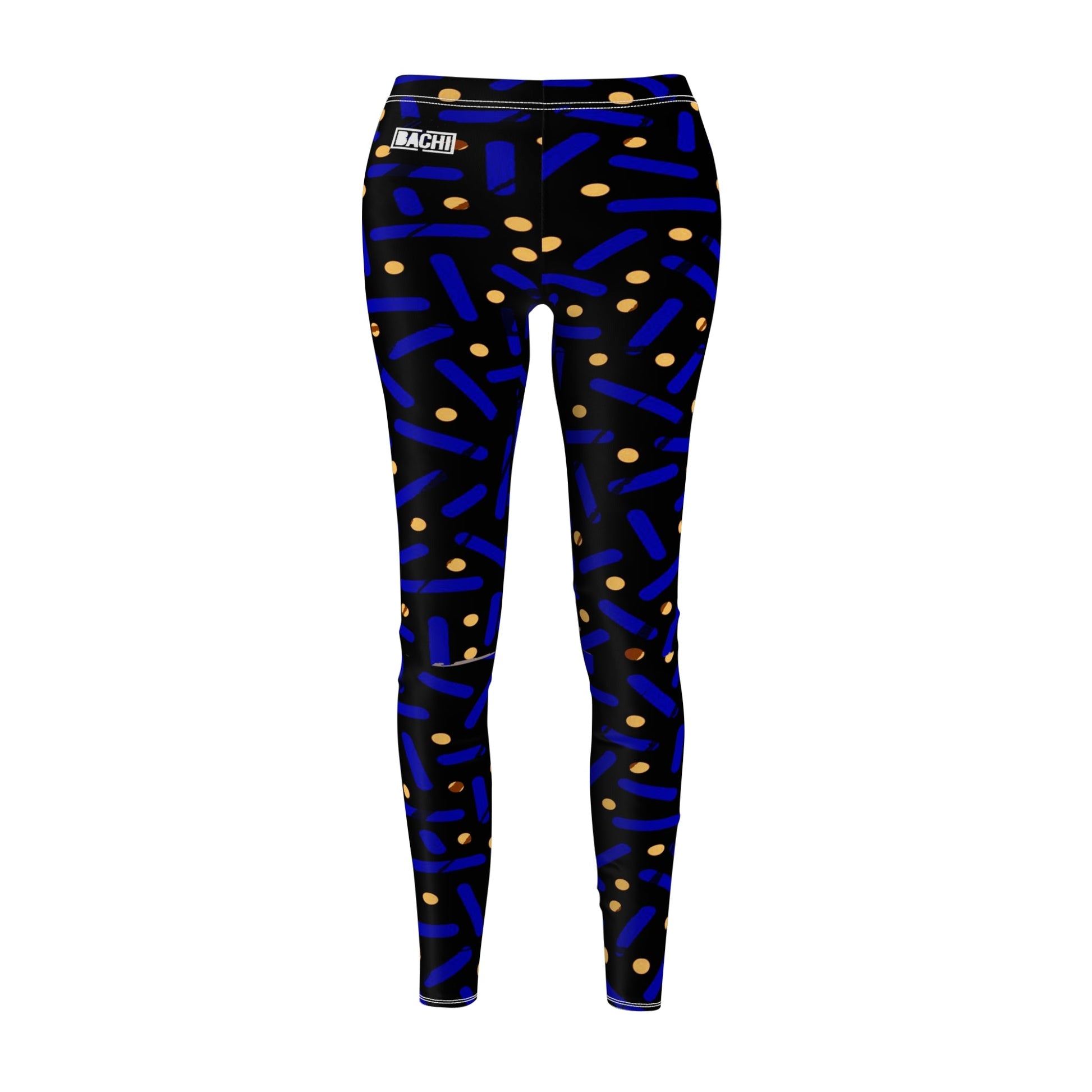 Women's Casual Leggings Bachi Blue Pill Printify