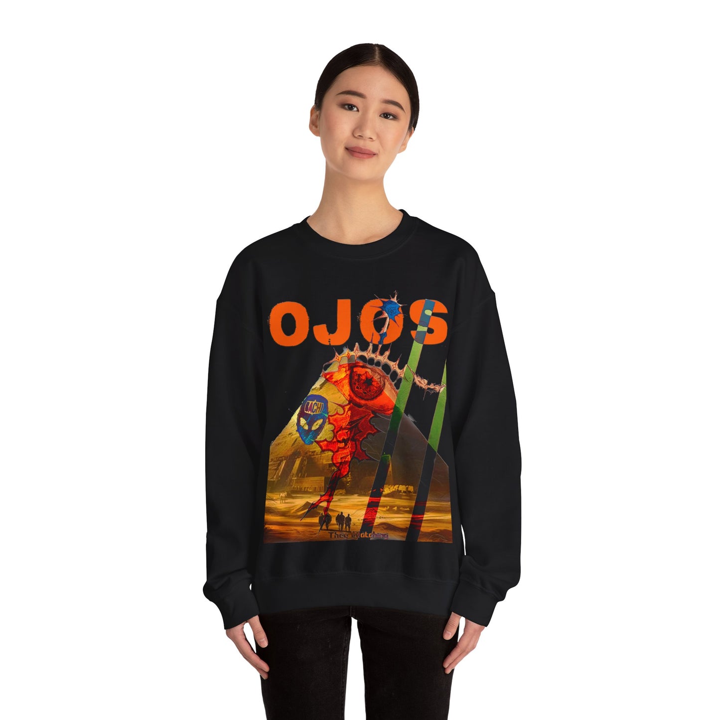 Unisex Sweatshirt Ojos They Watching Conspiracy Illuminati Eye