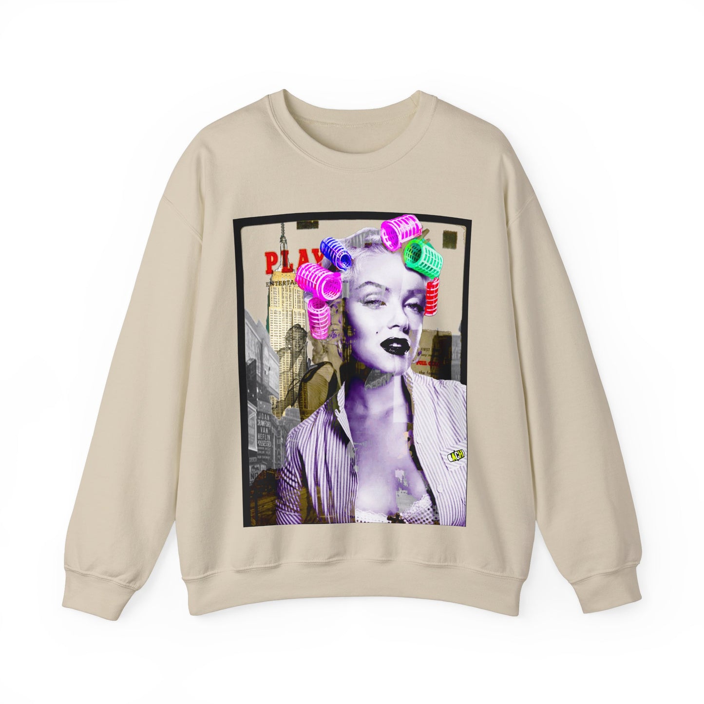 Unisex Sweatshirt Marilyn Monroe Rollers