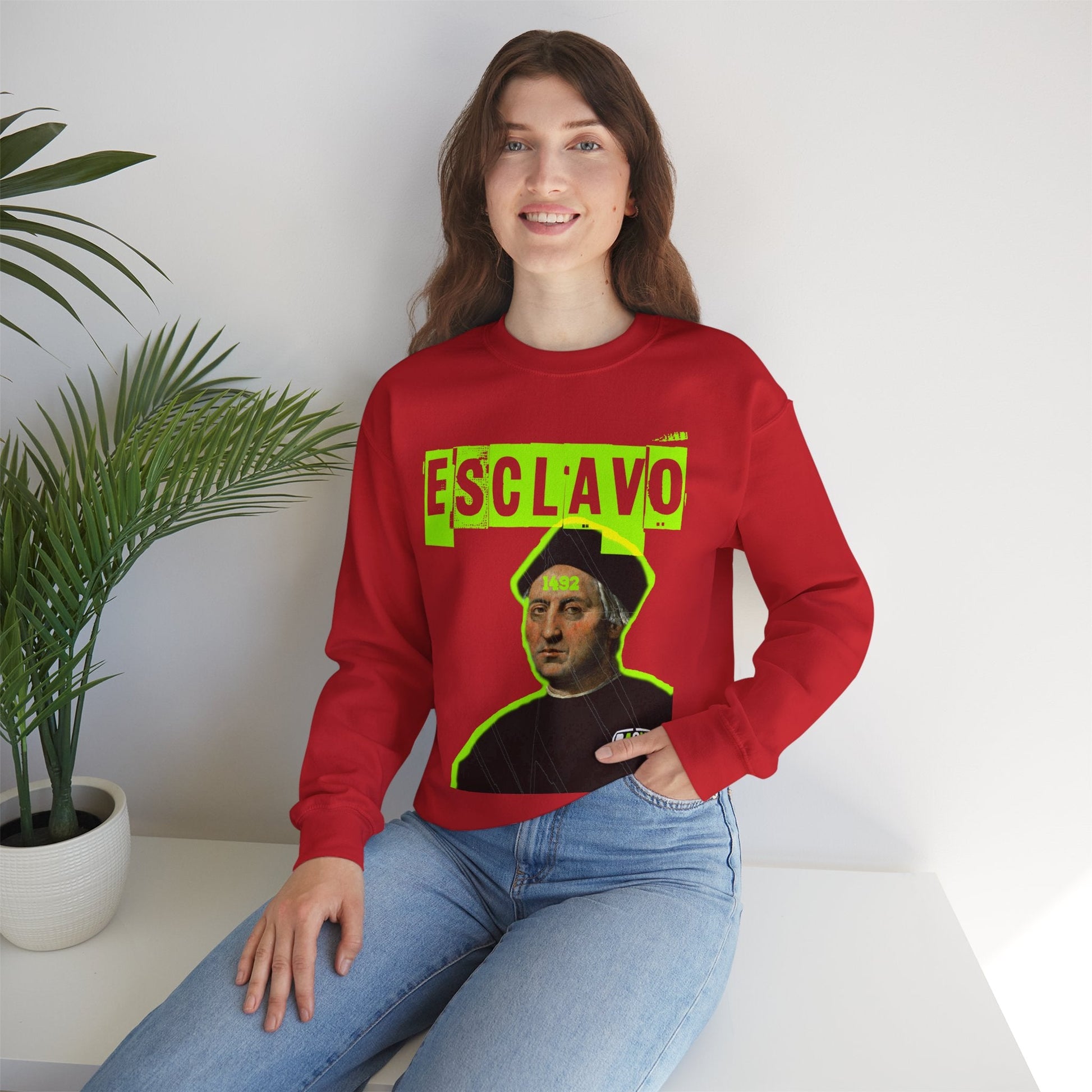 Unisex Sweatshirt Esclavo Colon Printify