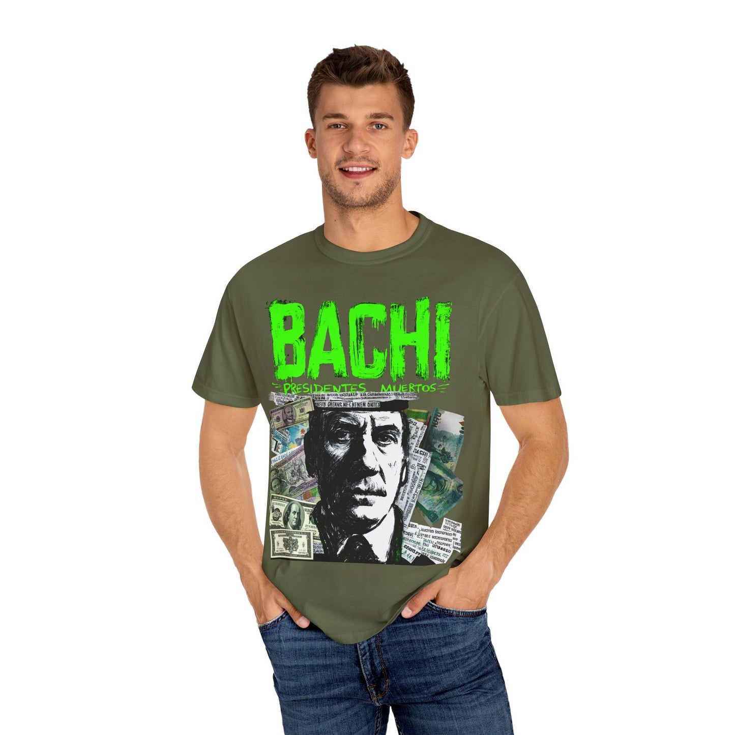 T-Shirt Presidentes Muertos Money Cash BACHI Design