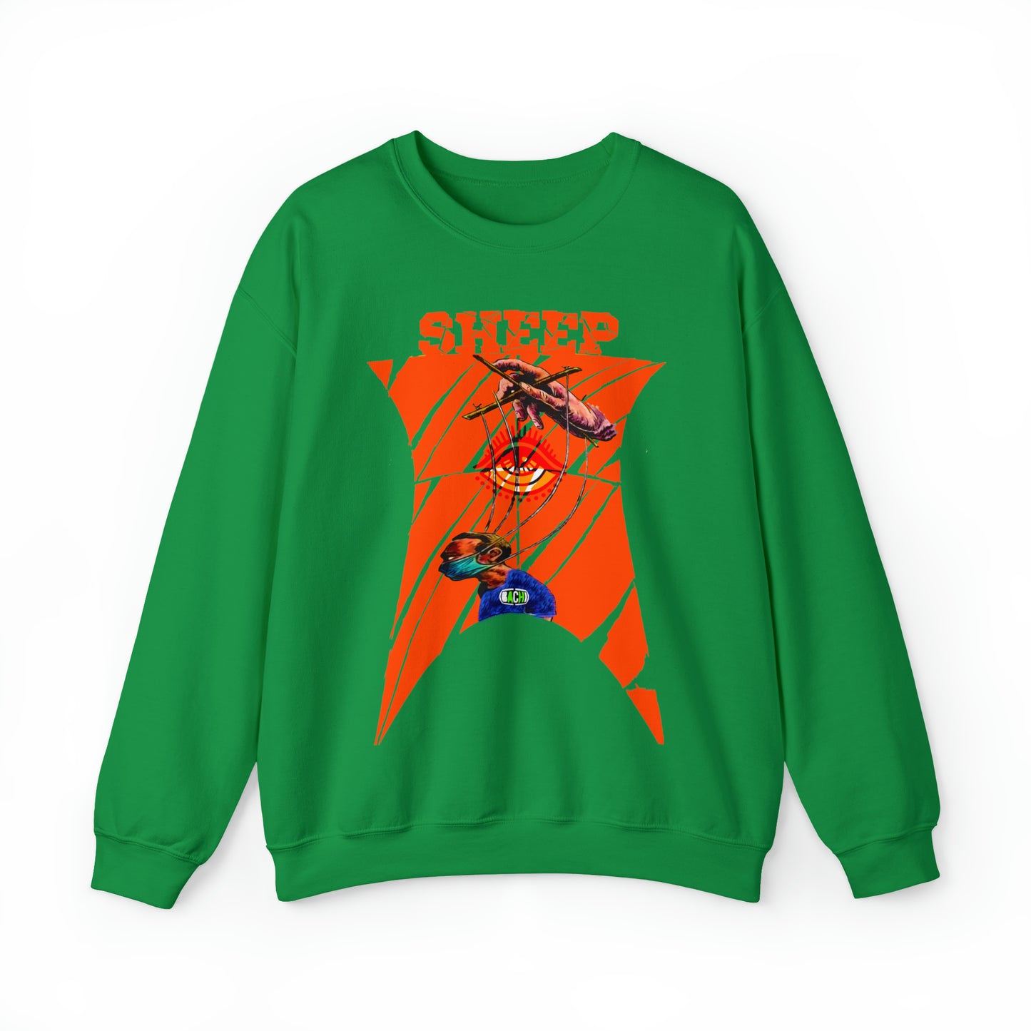 Unisex Sweatshirt Sheep And Puppet