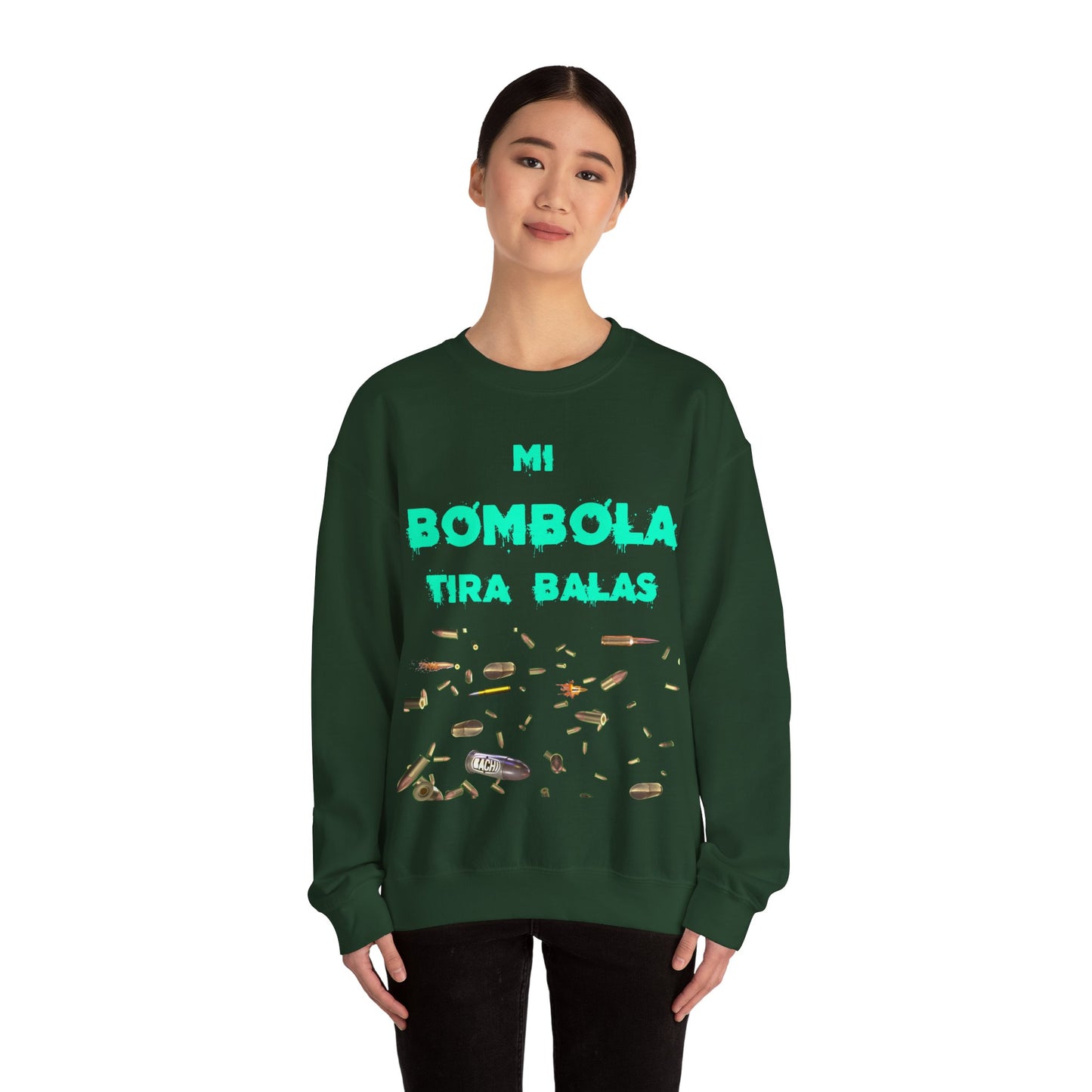 Unisex Sweatshirt Mi Bombola Tira Balas