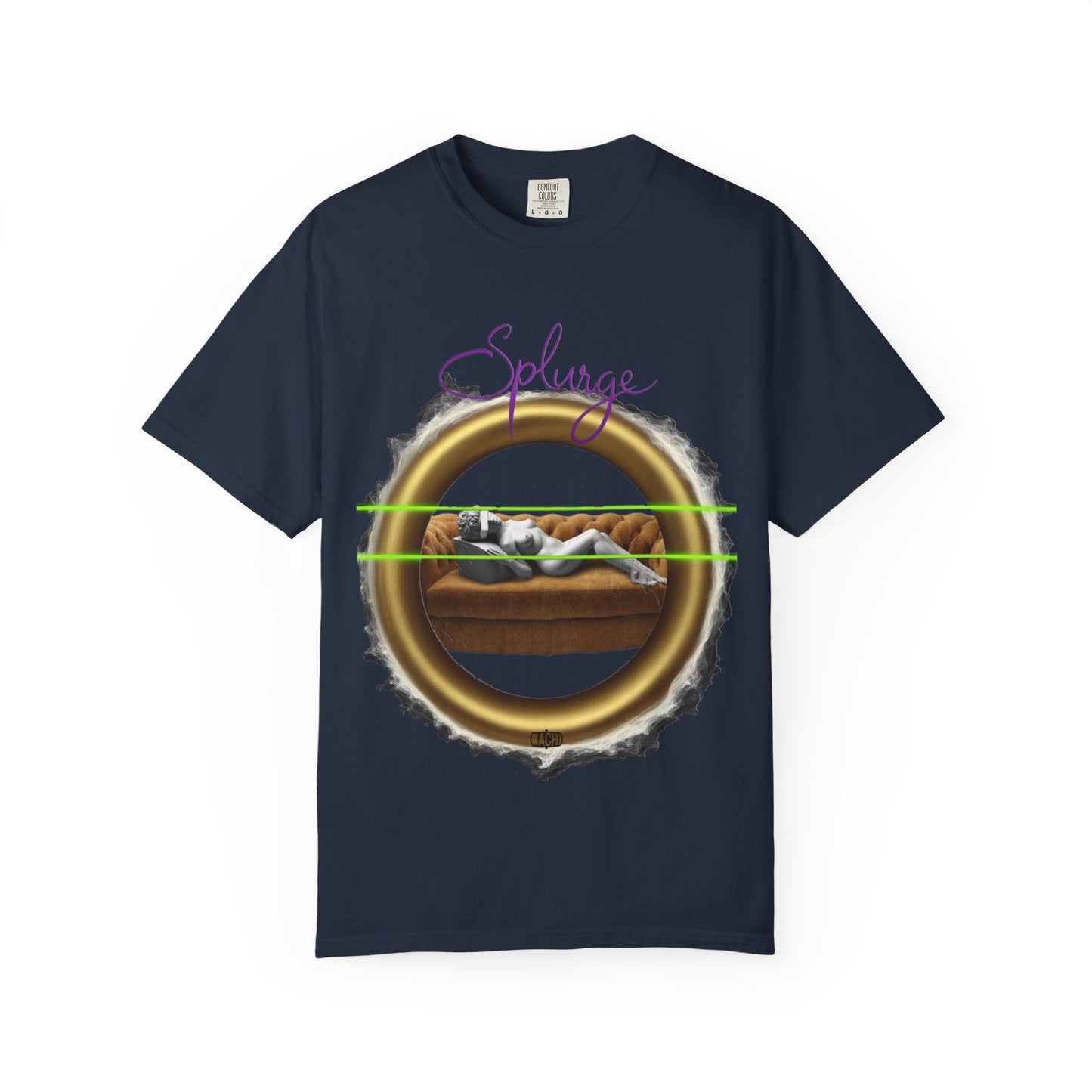 Splurge Artistic Statue Oversized T-shirt