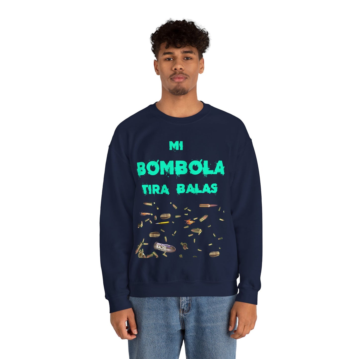 Unisex Sweatshirt Mi Bombola Tira Balas