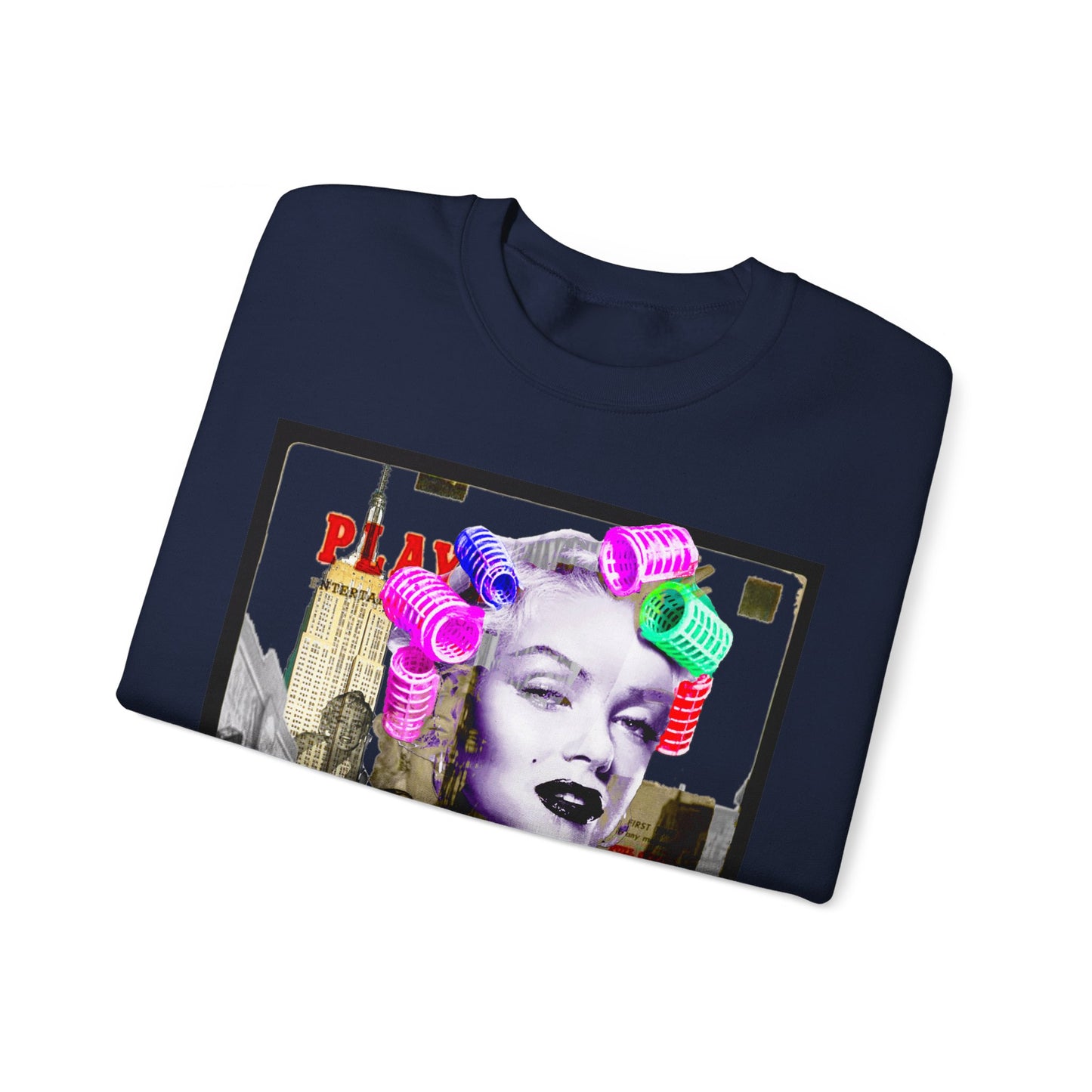 Unisex Sweatshirt Marilyn Monroe Rollers