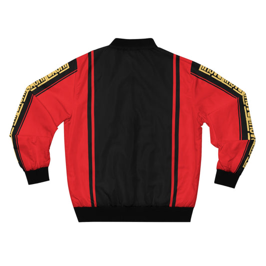 Men's AOP Bomber Jacket Bachi Cream Printify