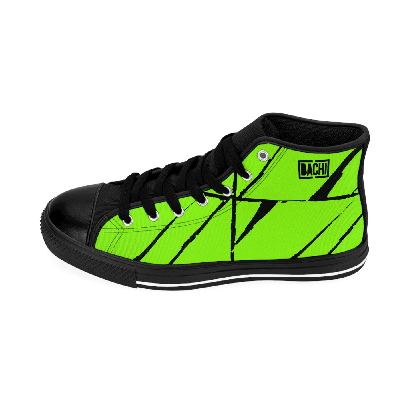 Men's High-top Sneakers Bachi Green Square