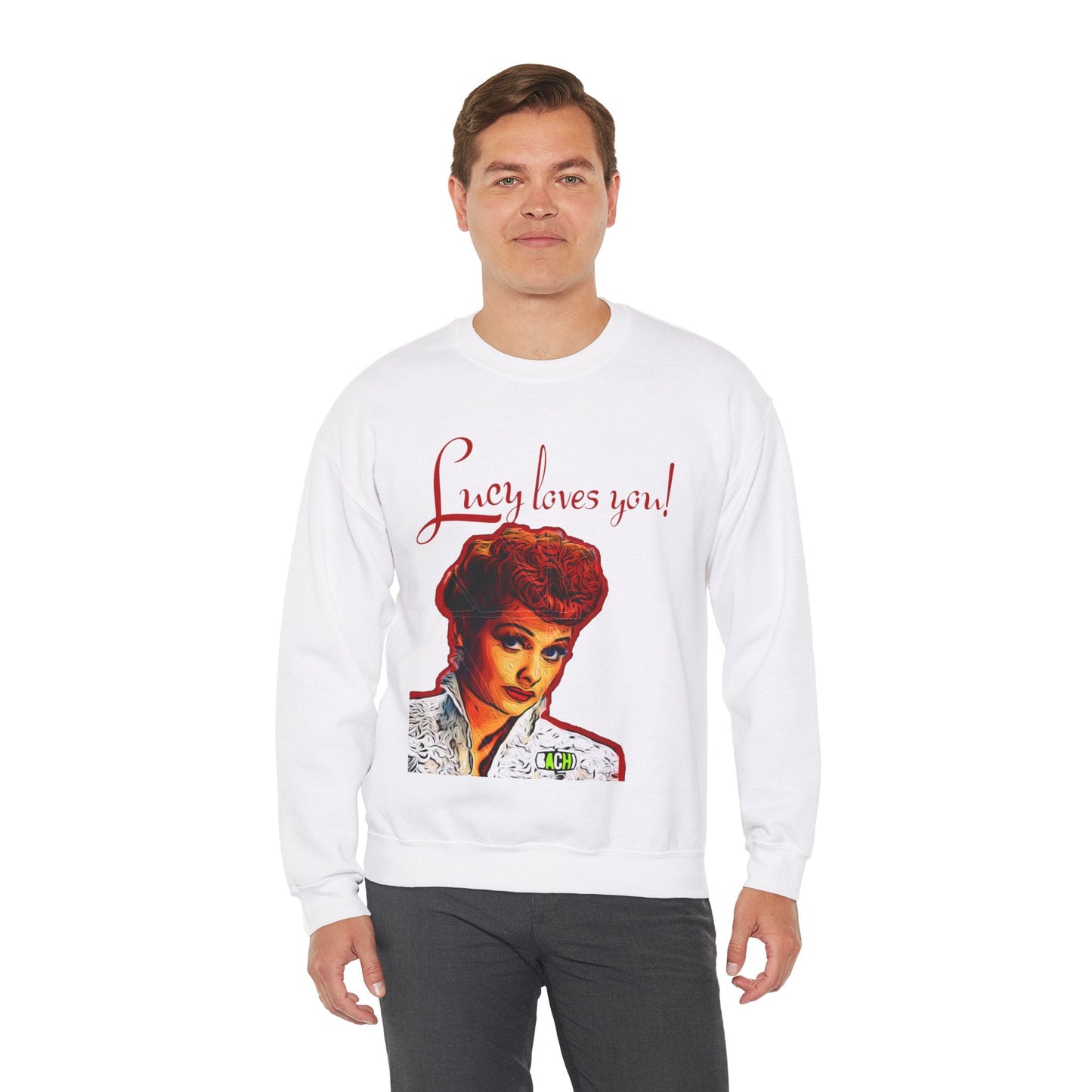 Unisex Sweatshirt Lucy Loves You Printify