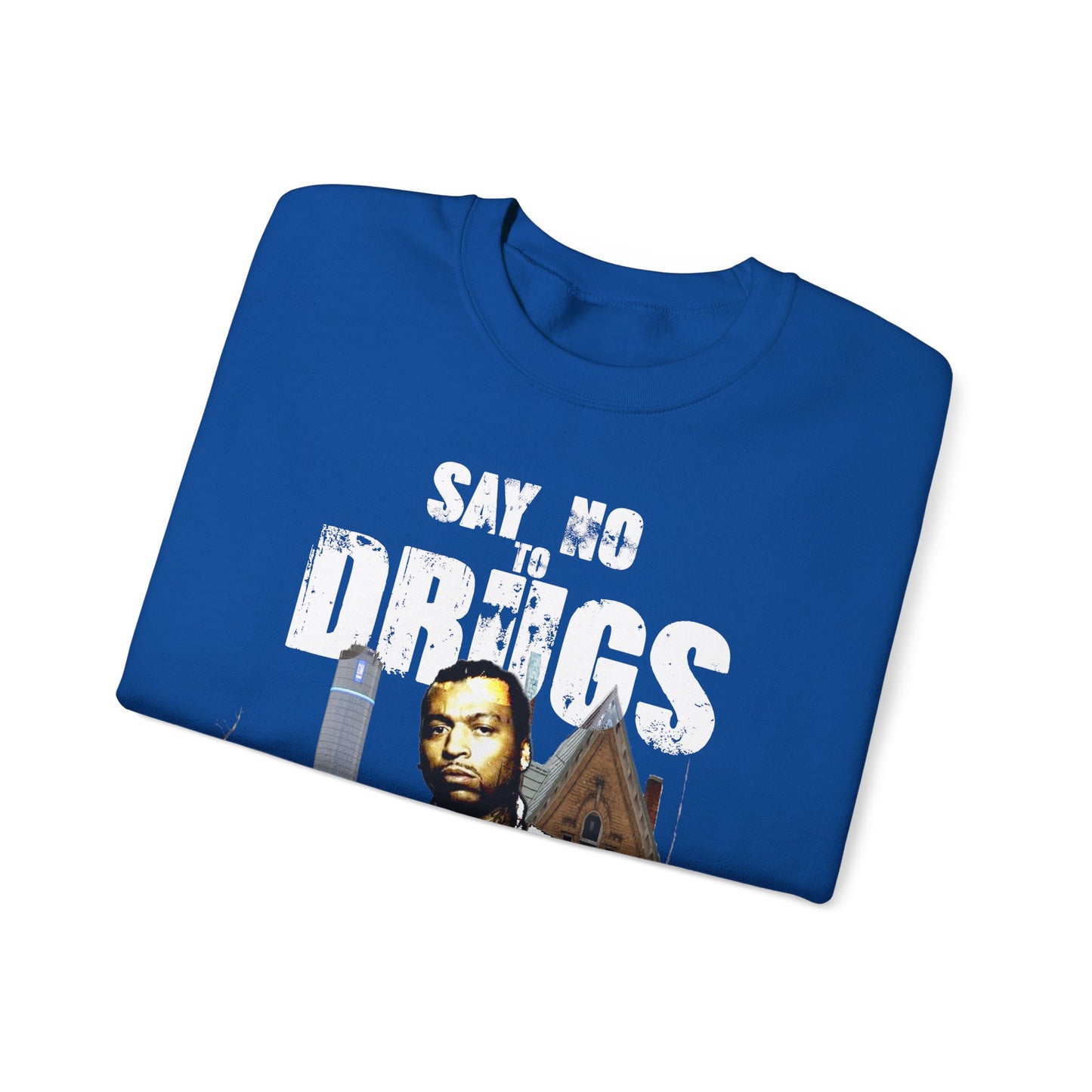 Unisex Crewneck Sweatshirt Big Meech BMF Say No To Drugs