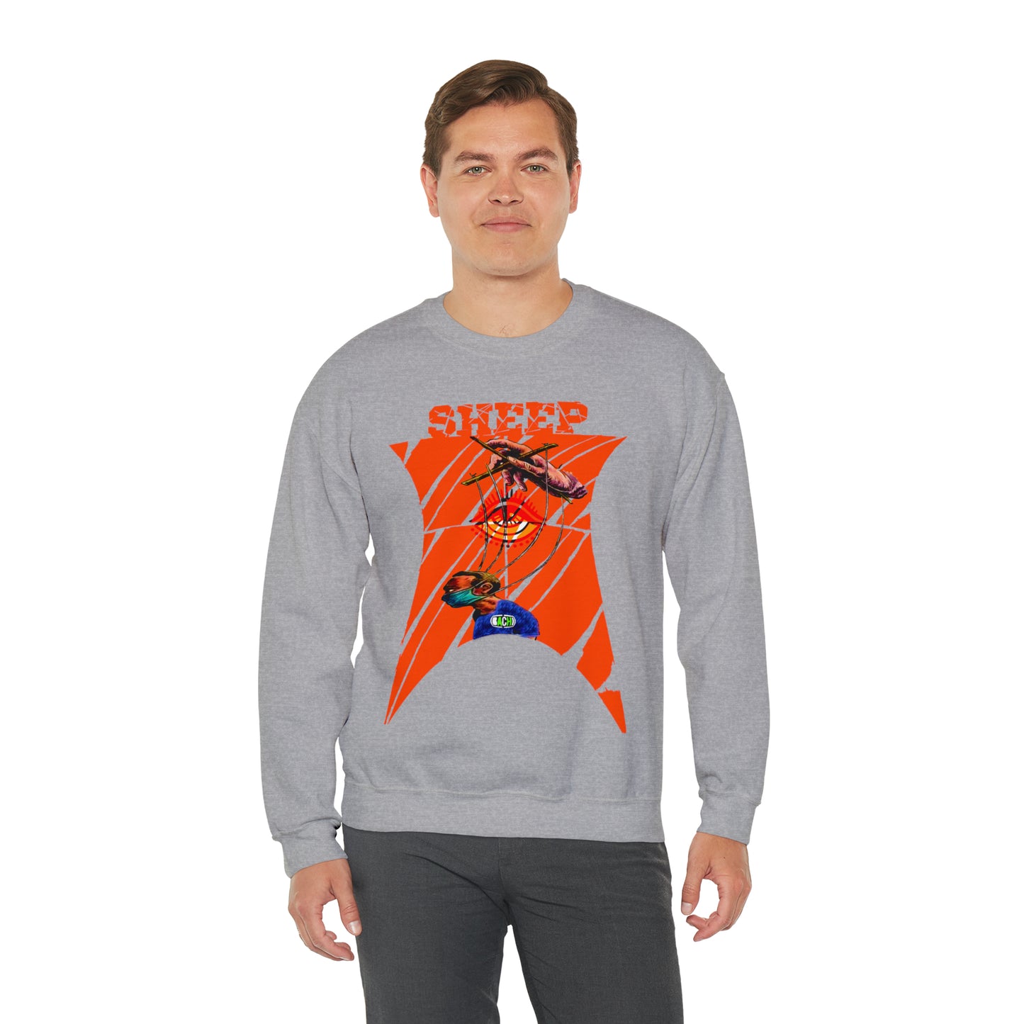 Unisex Sweatshirt Sheep And Puppet
