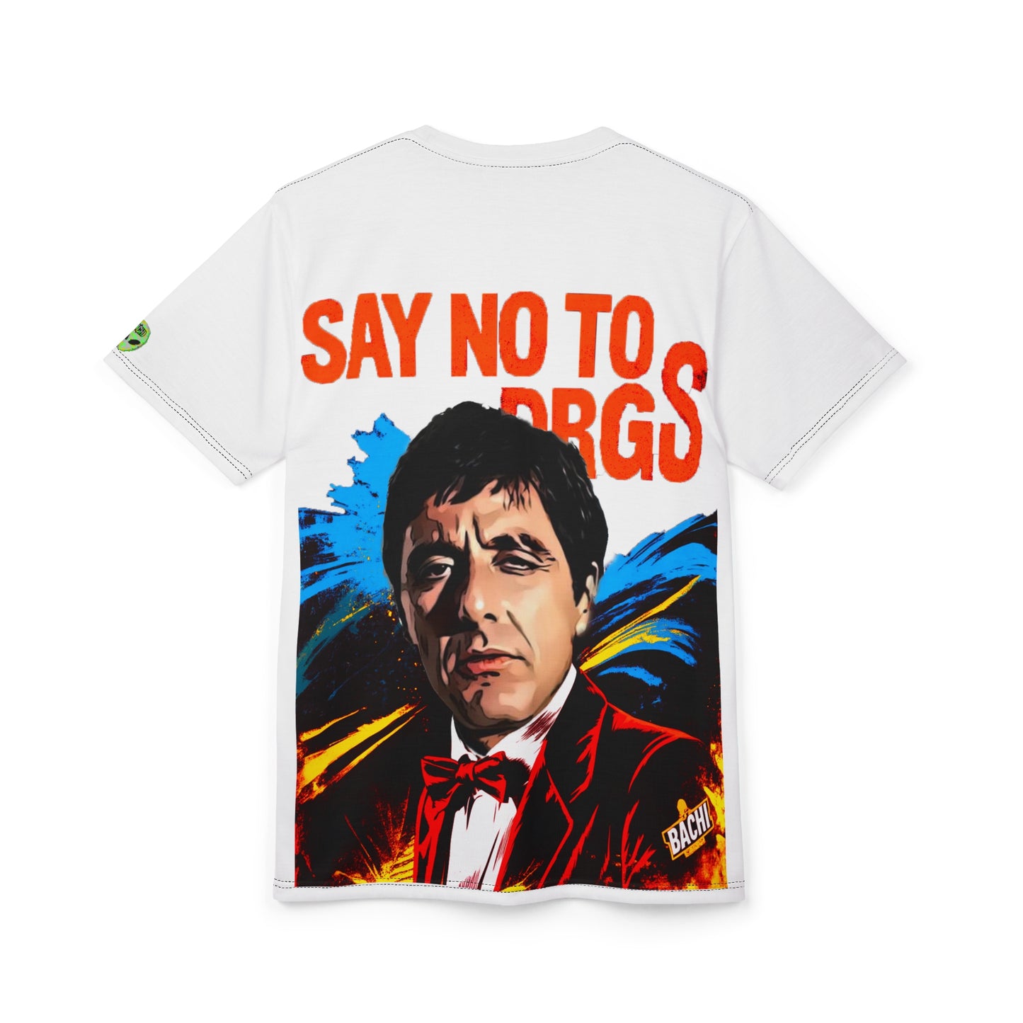 Unisex T-shirt AOP Scarface on Back