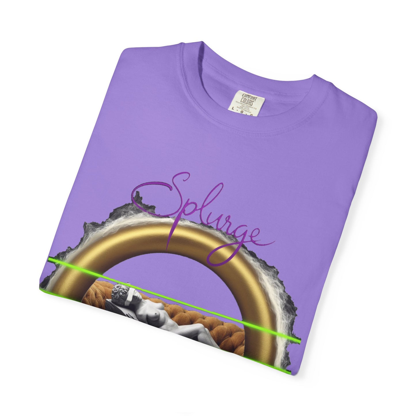 Splurge Artistic Statue Oversized T-shirt