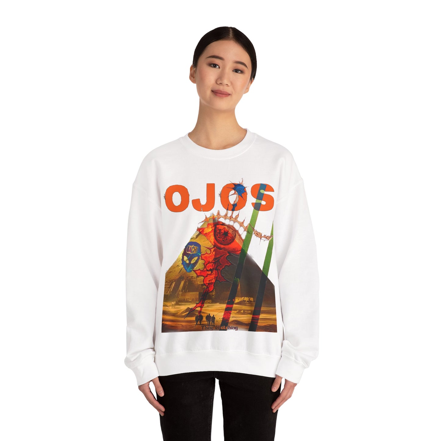 Unisex Sweatshirt Ojos They Watching Conspiracy Illuminati Eye