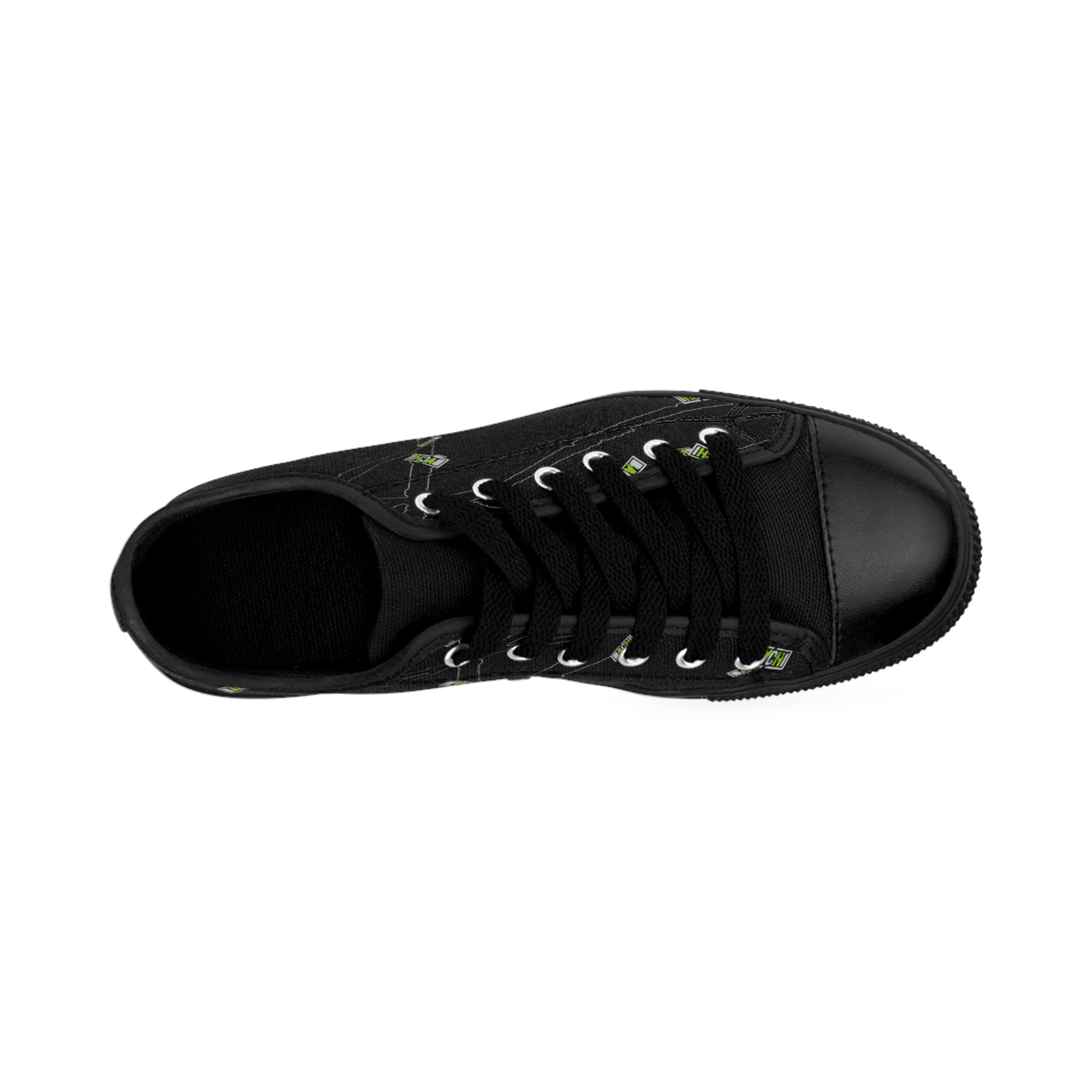 Women's Sneakers Bachi All Over Black Tone Printify