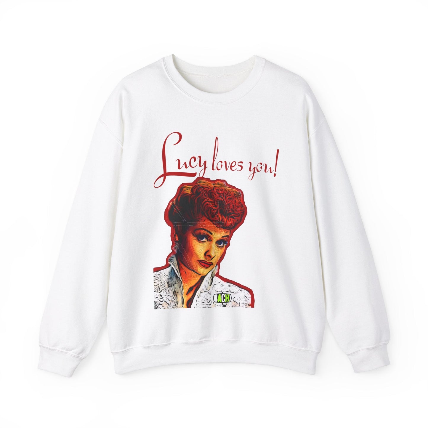 Unisex Sweatshirt Lucy Loves You Printify