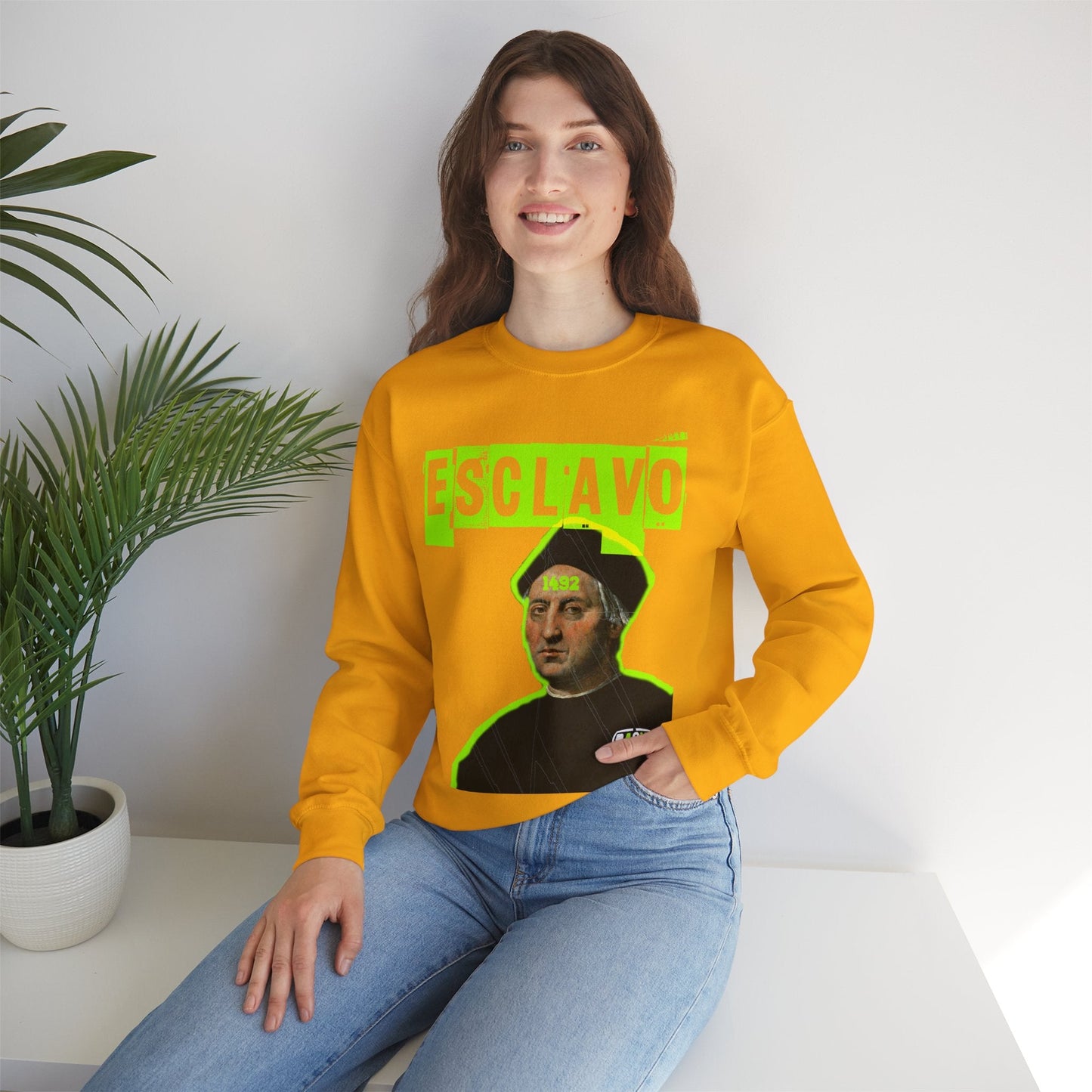 Unisex Sweatshirt Esclavo Colon Printify