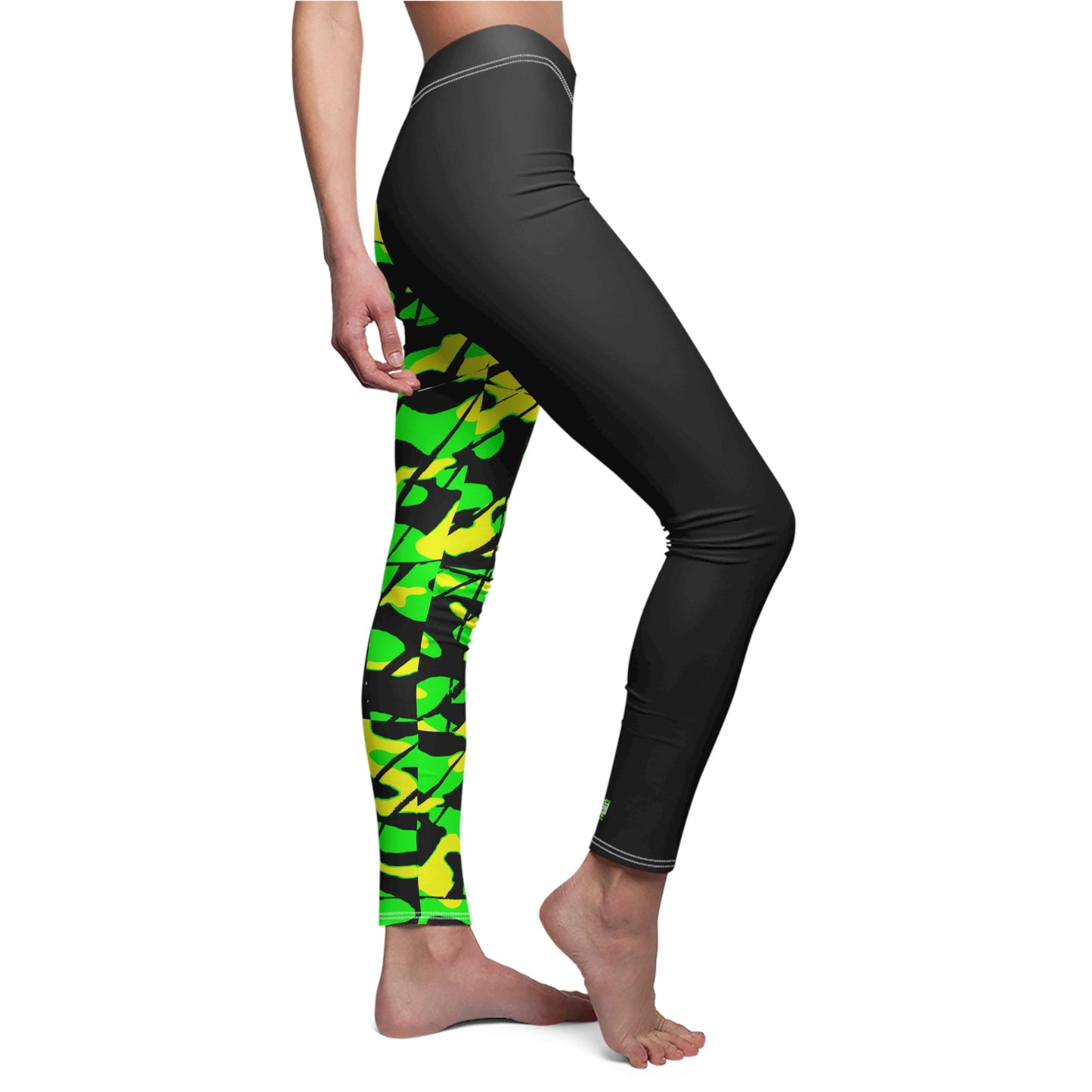 Women's Casual Leggings Bachi Camo Square Printify