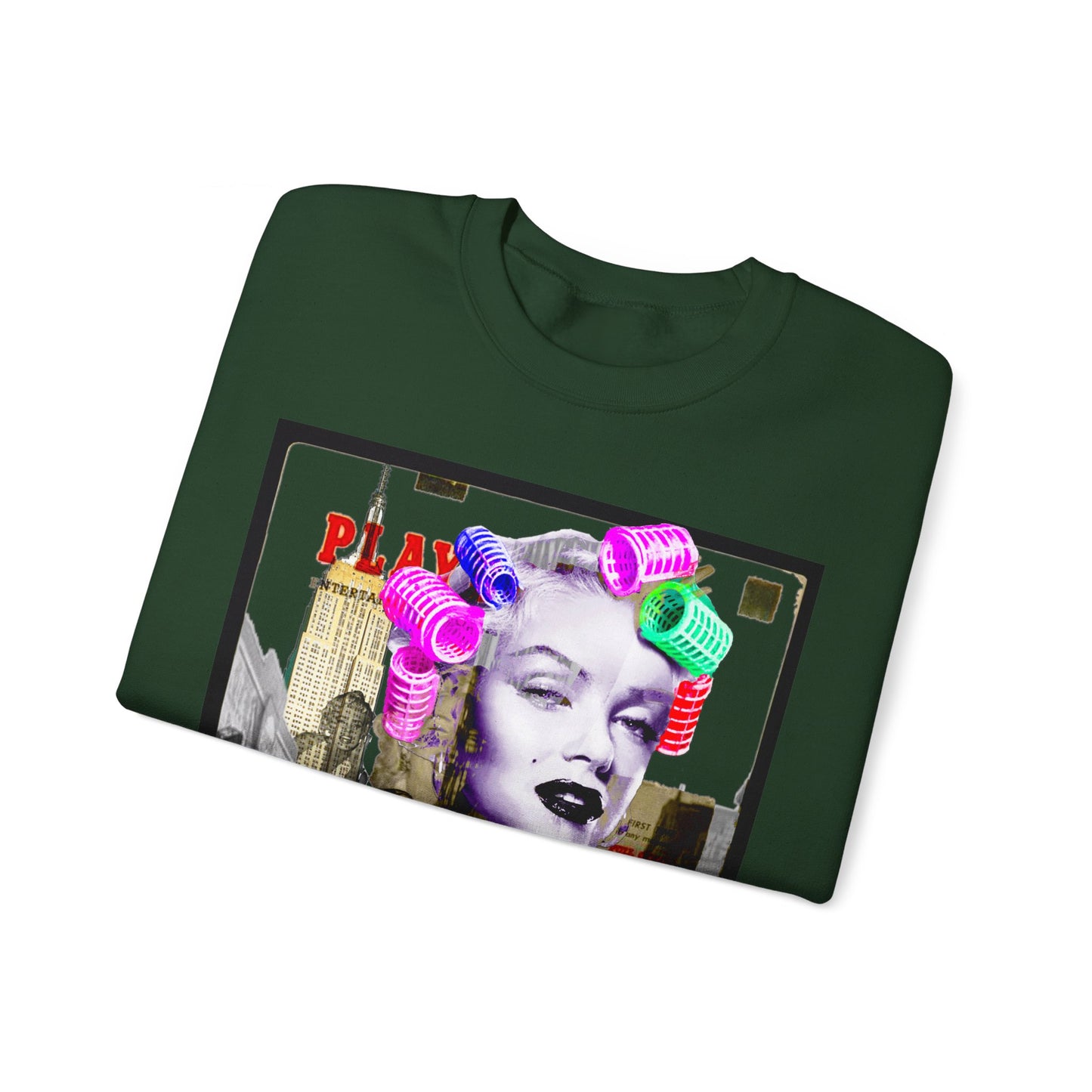 Unisex Sweatshirt Marilyn Monroe Rollers