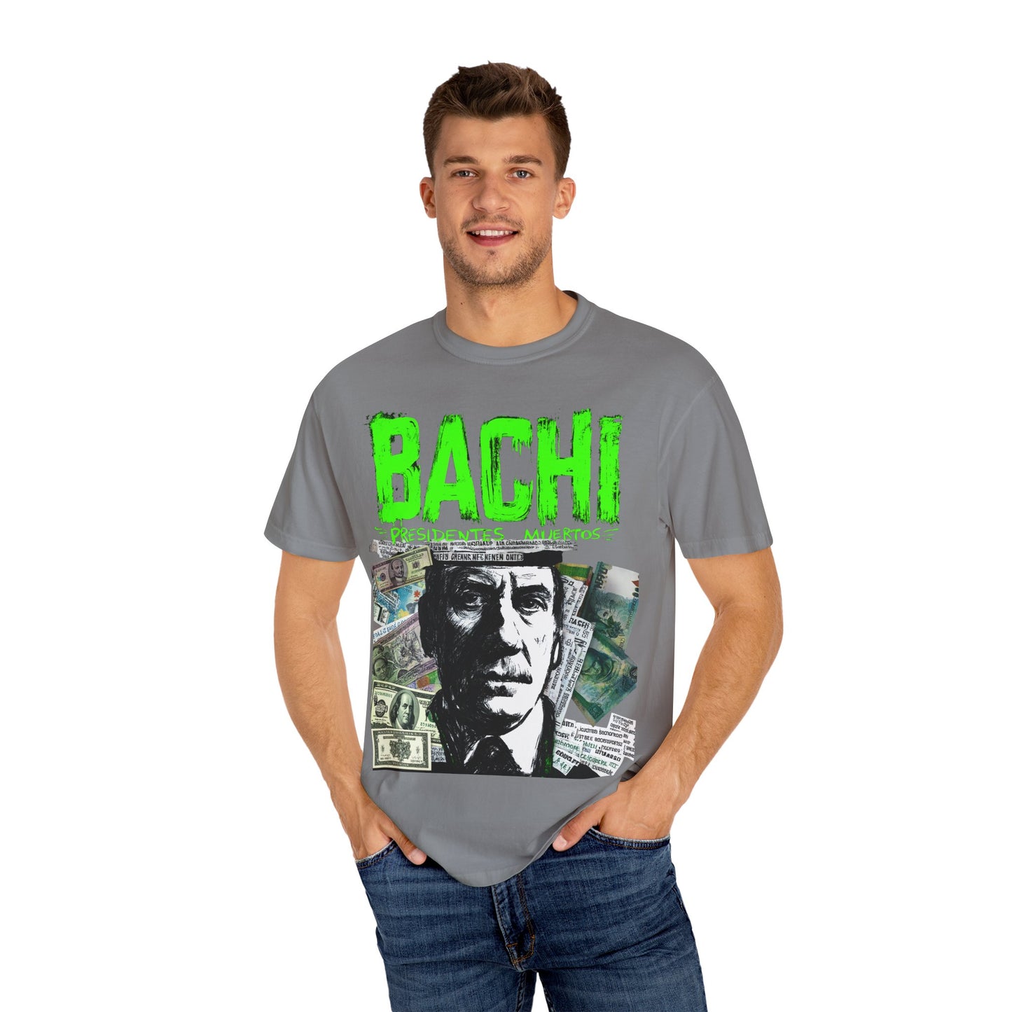 T-Shirt Presidentes Muertos Money Cash BACHI Design