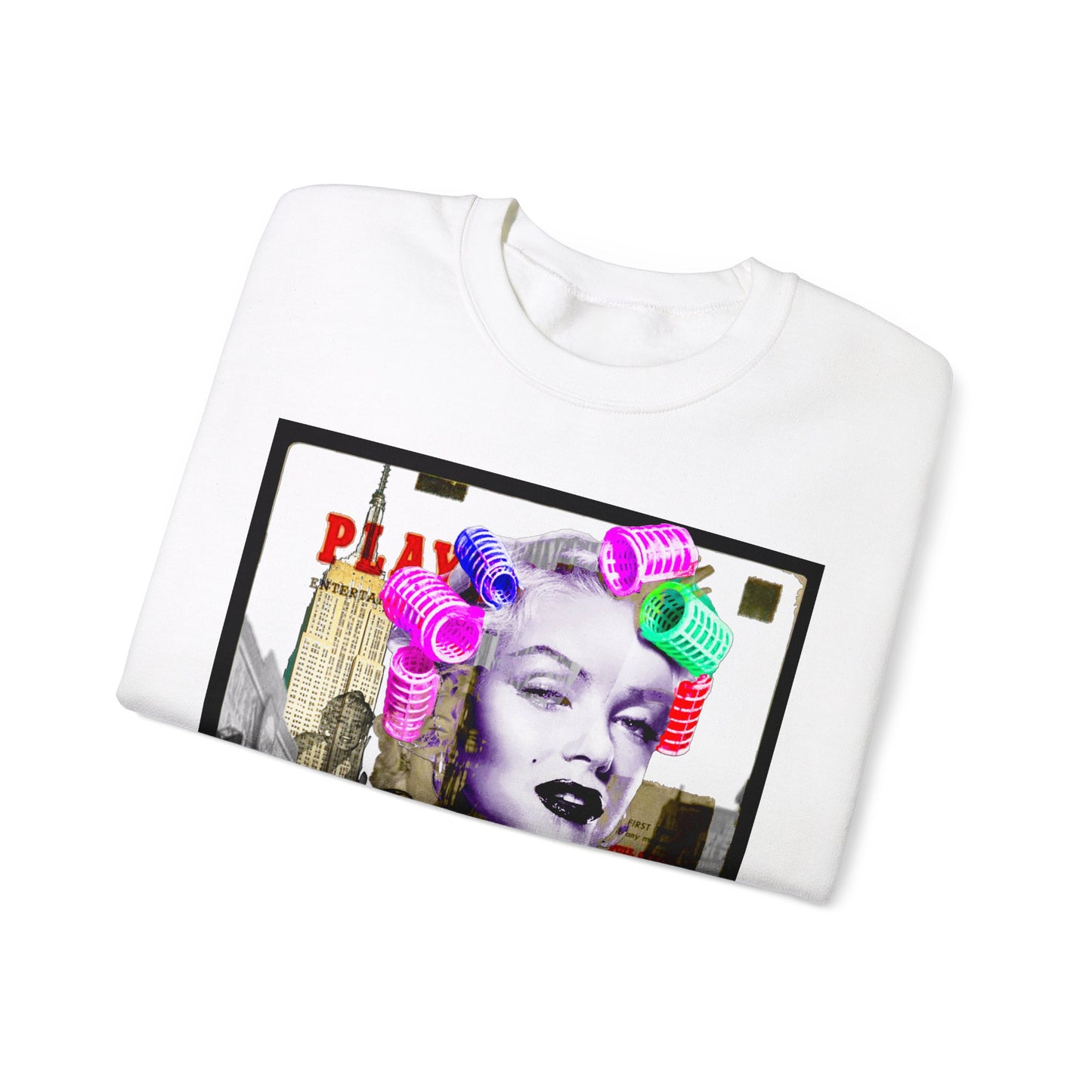 Unisex Sweatshirt Marilyn Monroe Rollers