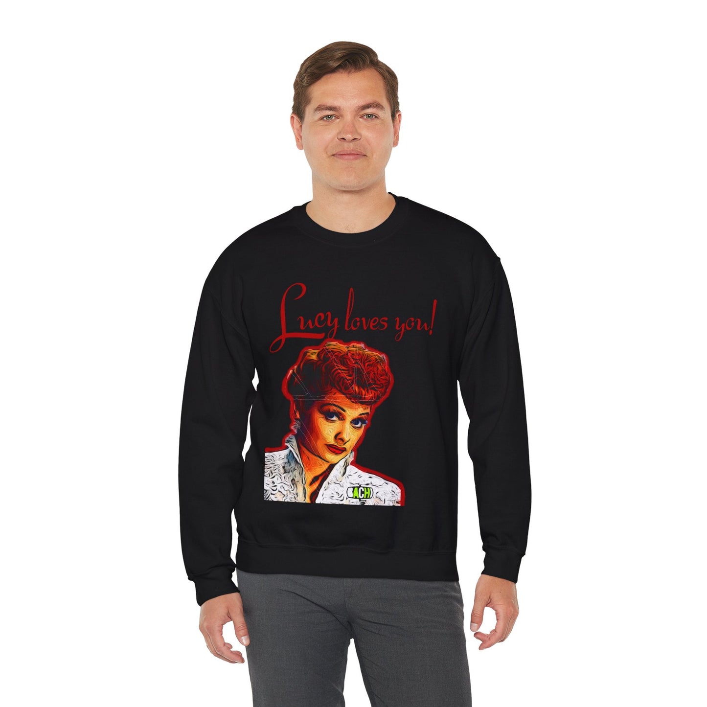 Unisex Sweatshirt Lucy Loves You Printify